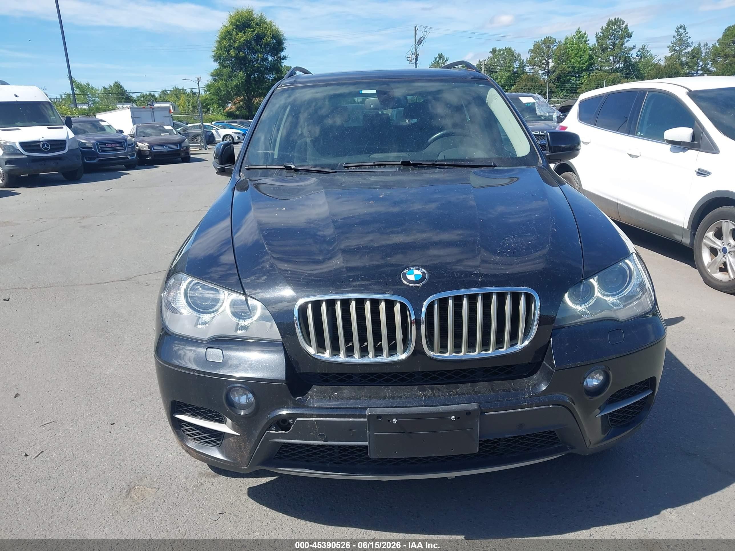 2012 Bmw X5 Xdrive50i Black vin: 5UXZV8C56CL425156