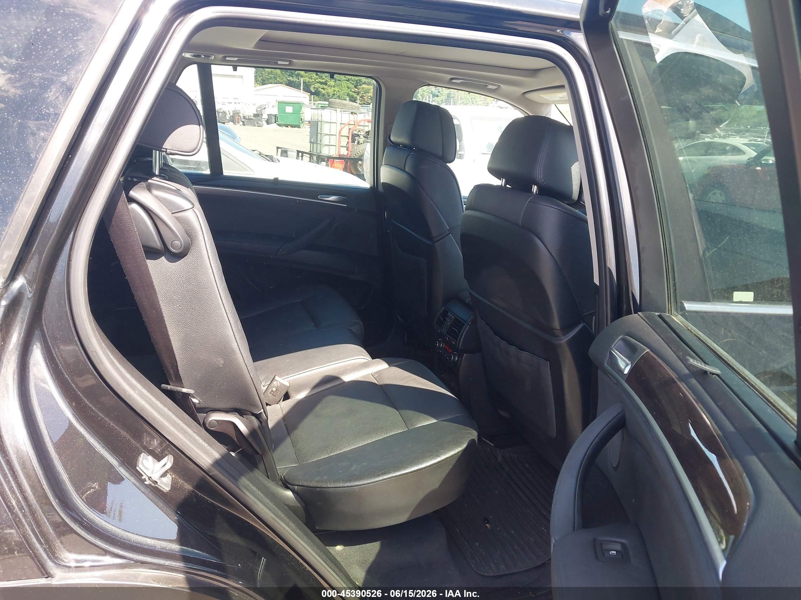 2012 Bmw X5 Xdrive50i Black vin: 5UXZV8C56CL425156