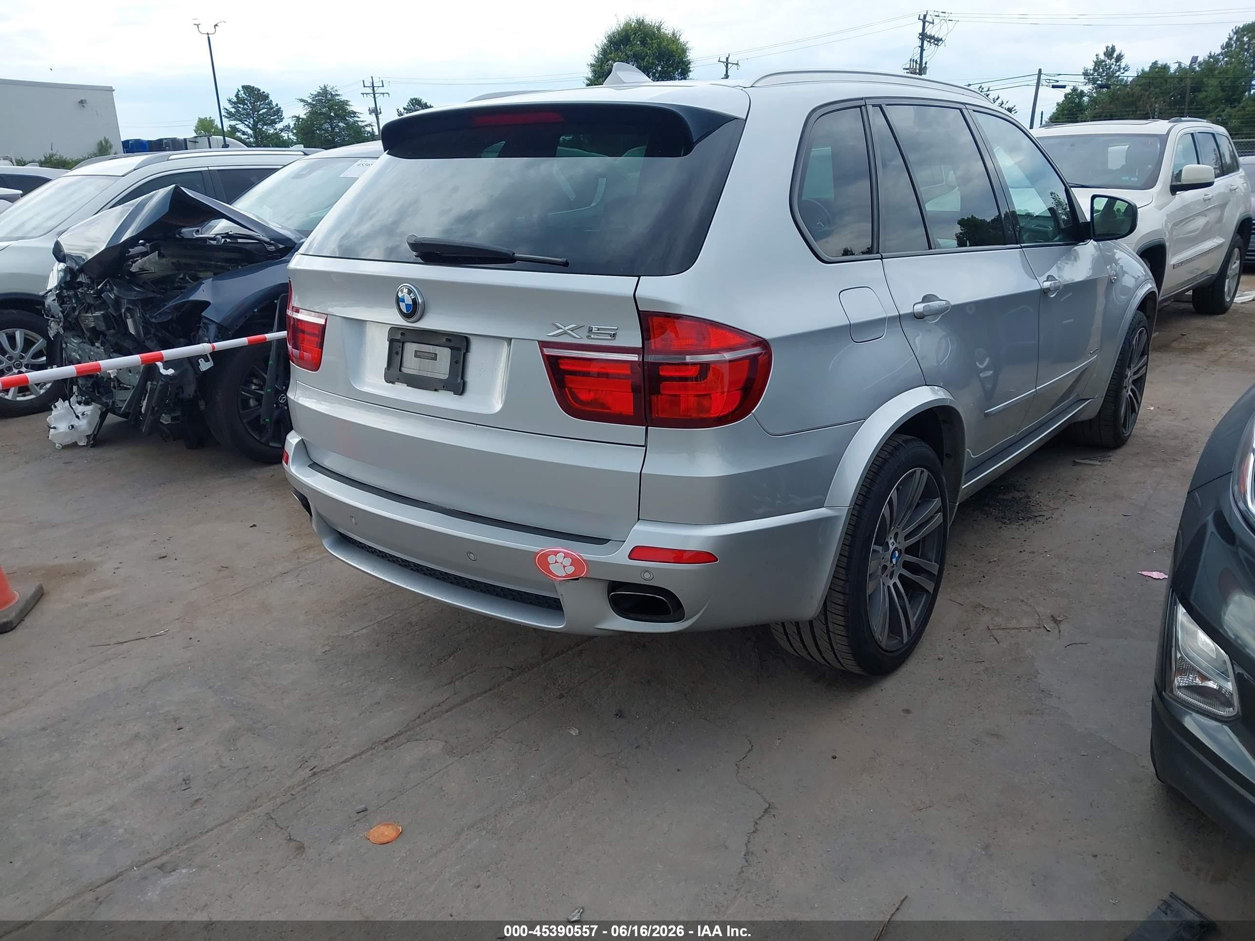 2013 Bmw X5 Xdrive50i Silver vin: 5UXZV8C56D0C14853