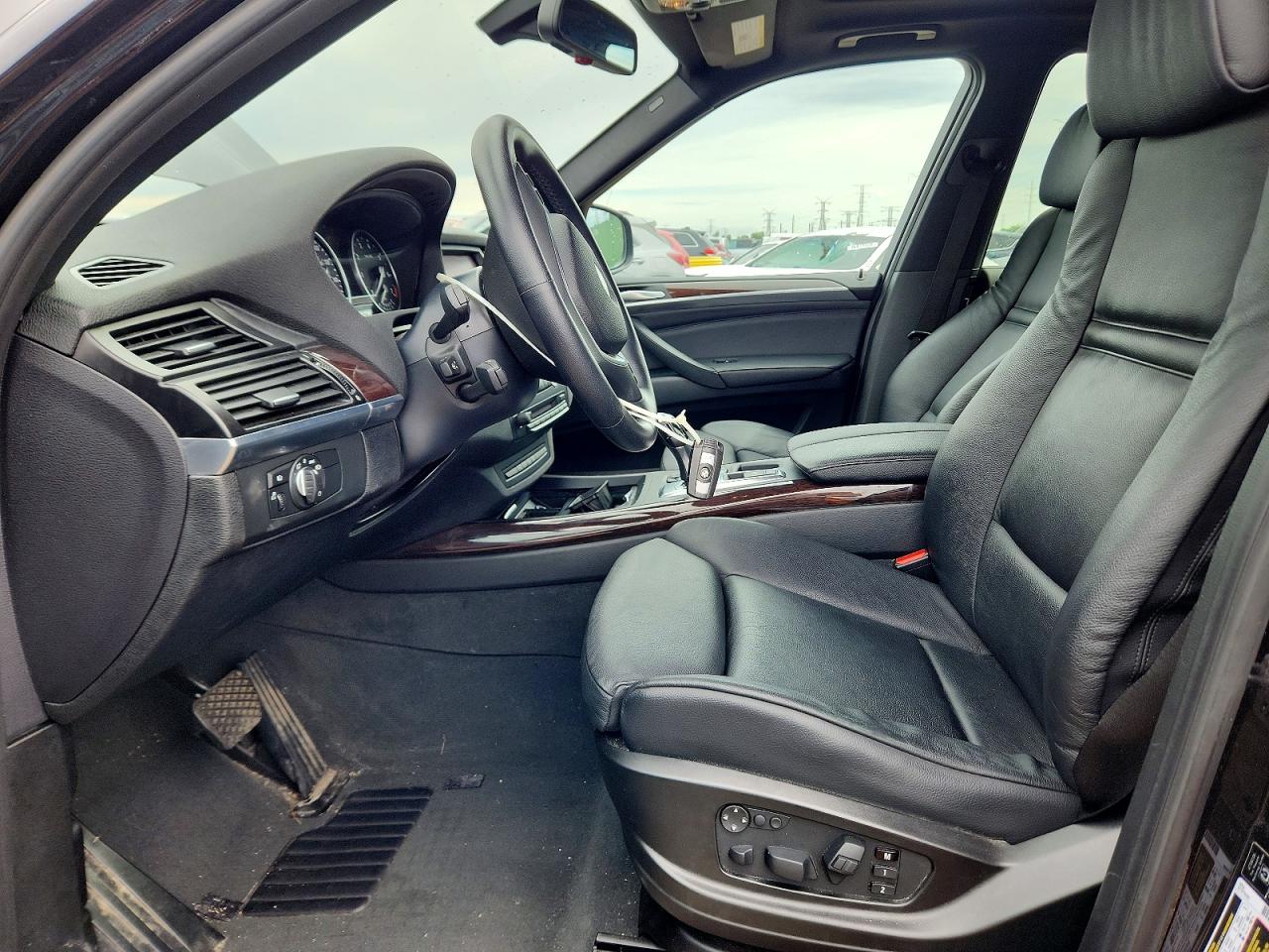 2011 Bmw X5 Xdrive50i Black vin: 5UXZV8C57BL417713