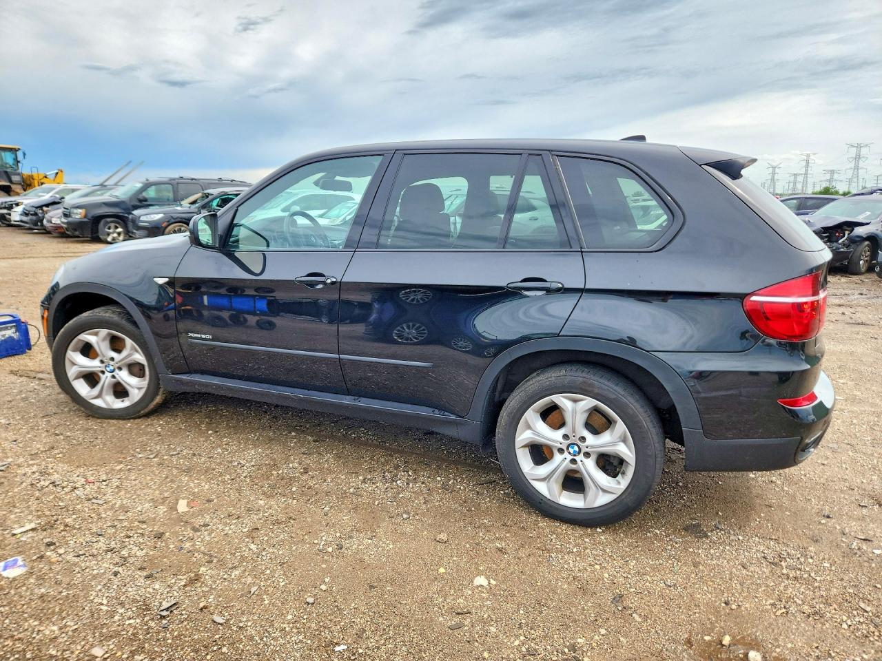 2011 Bmw X5 Xdrive50i Black vin: 5UXZV8C57BL417713