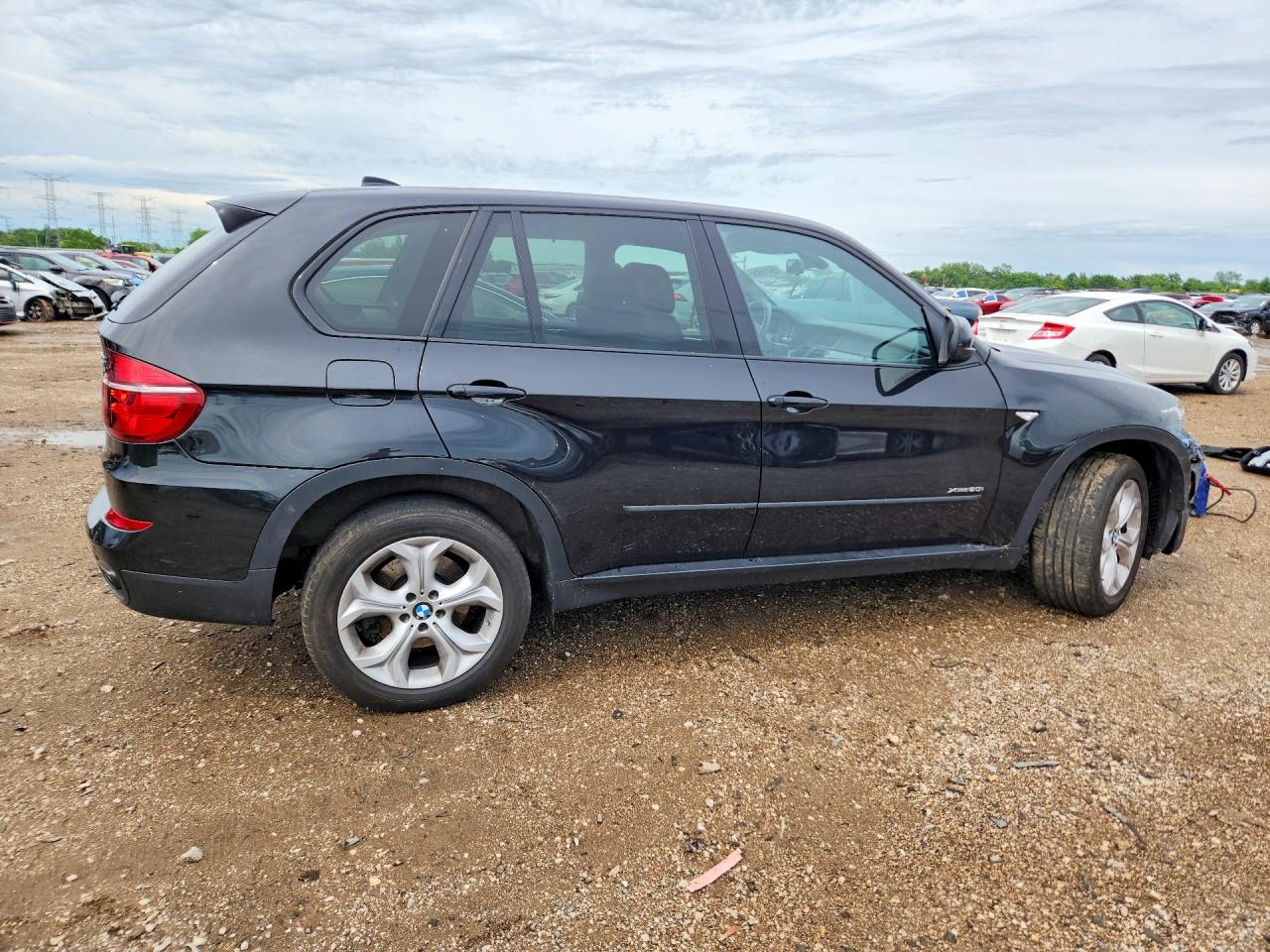 2011 Bmw X5 Xdrive50i Black vin: 5UXZV8C57BL417713