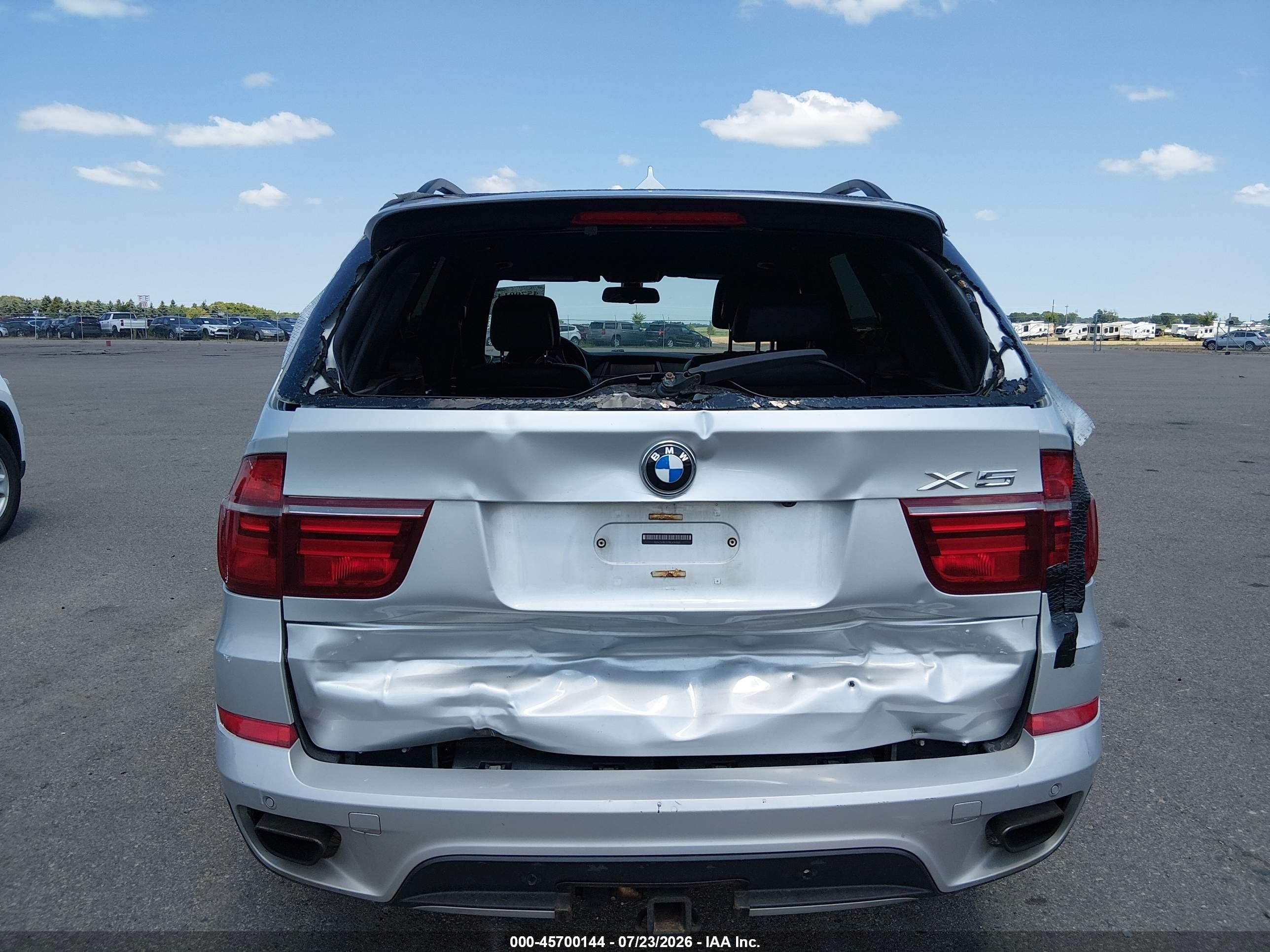 2011 Bmw X5 Xdrive50i Silver vin: 5UXZV8C57BL419350