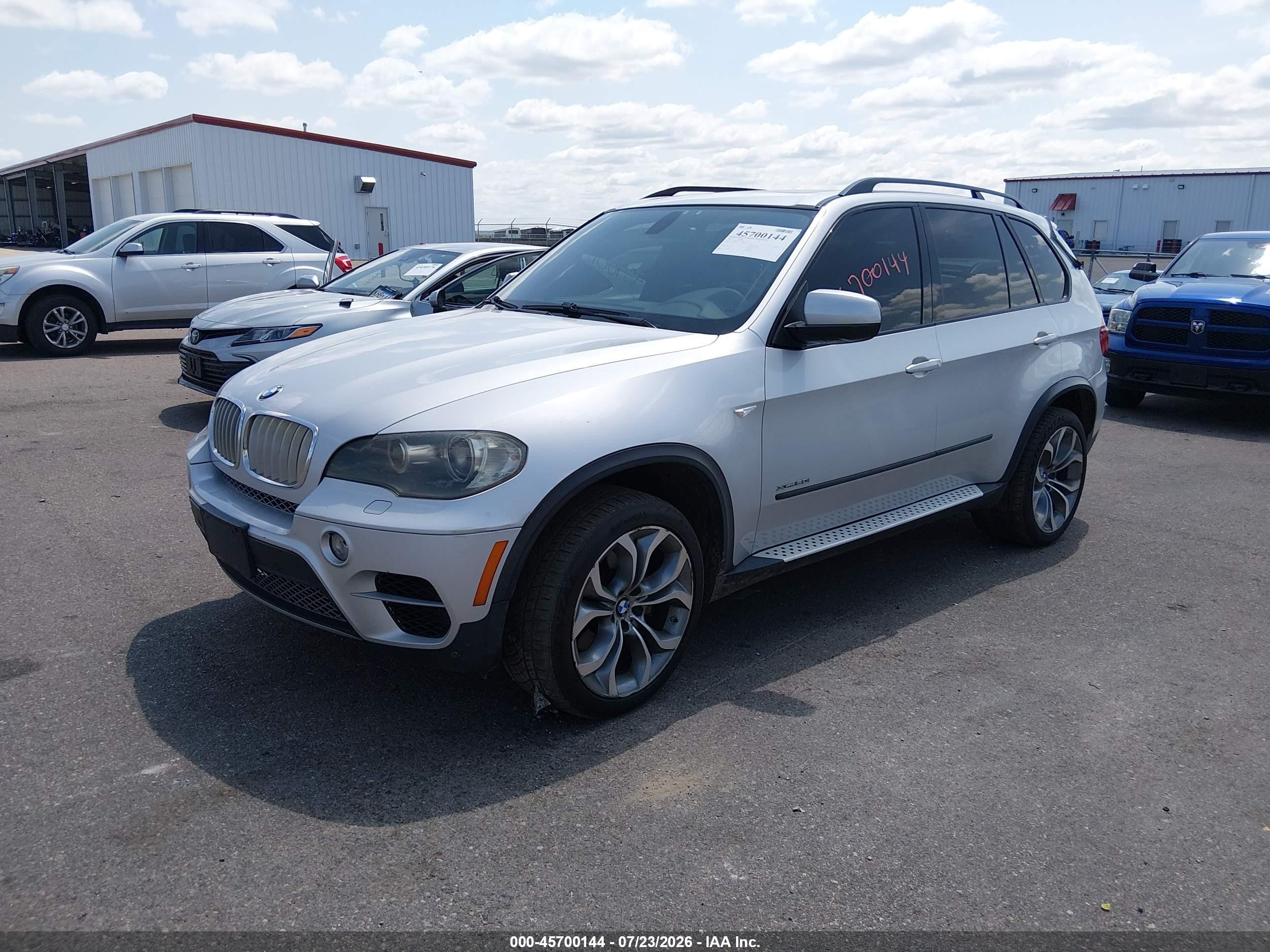2011 Bmw X5 Xdrive50i Silver vin: 5UXZV8C57BL419350