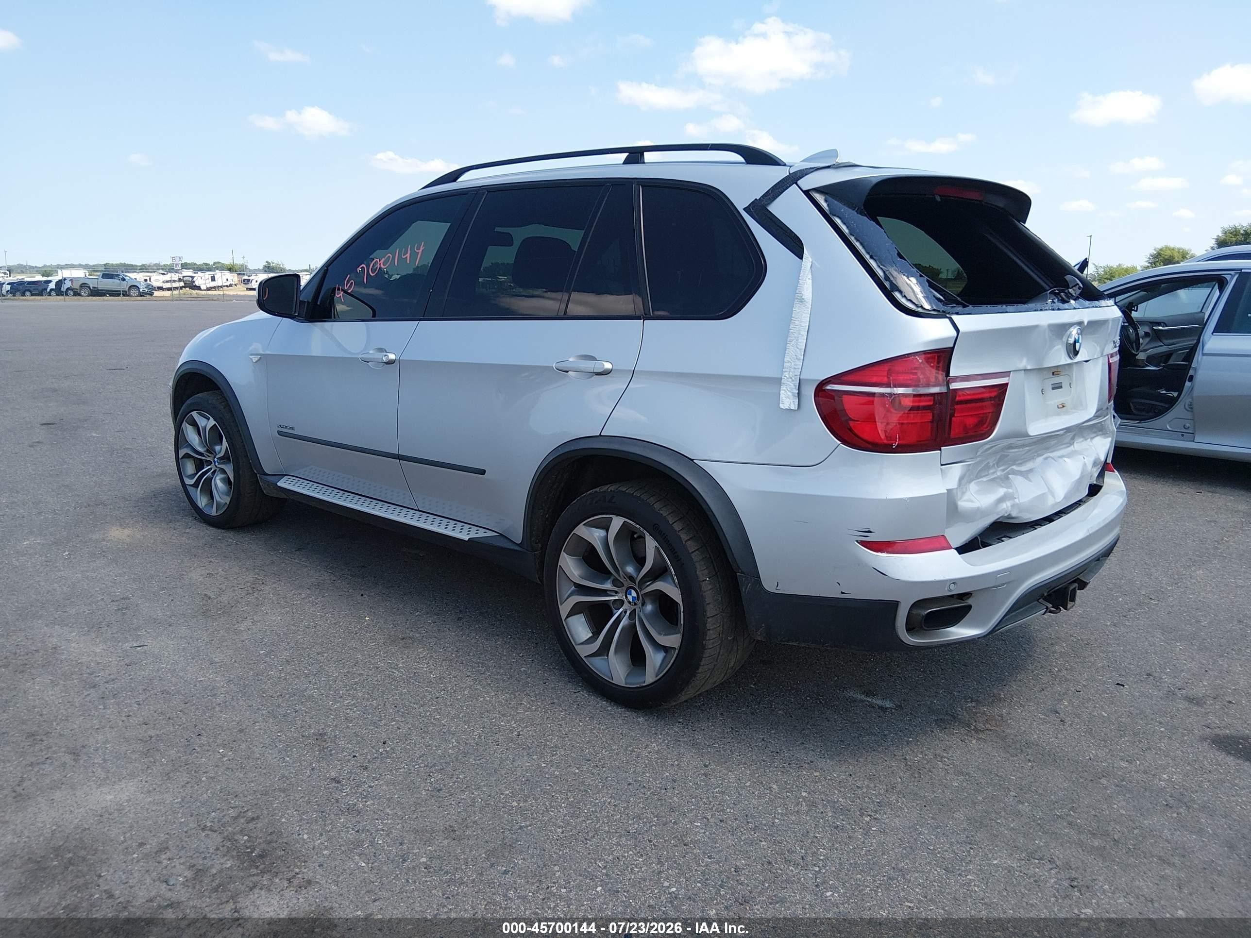 2011 Bmw X5 Xdrive50i Silver vin: 5UXZV8C57BL419350