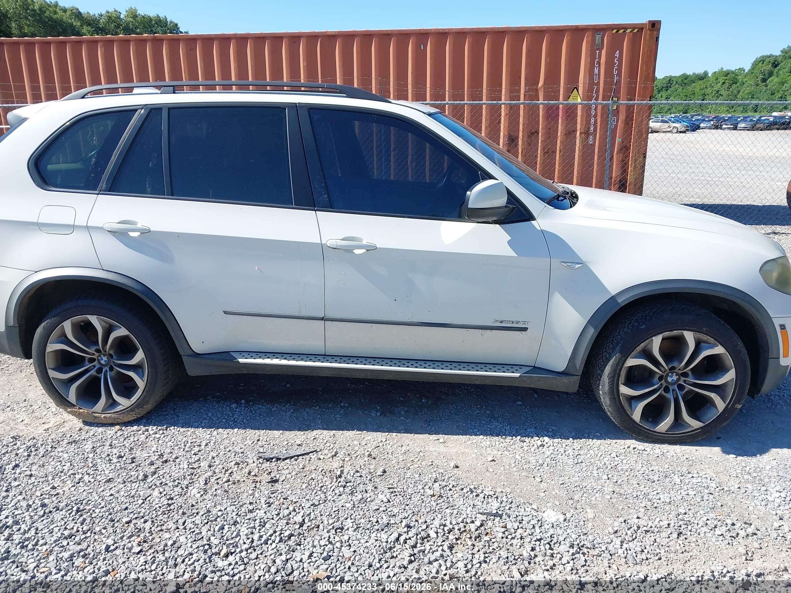 2011 Bmw X5 Xdrive50i White vin: 5UXZV8C57BL419770