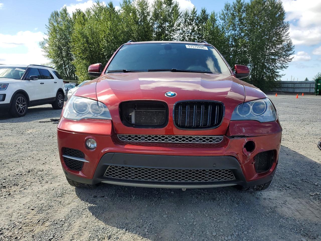 2012 Bmw X5 Xdrive50i Maroon vin: 5UXZV8C57CL425764