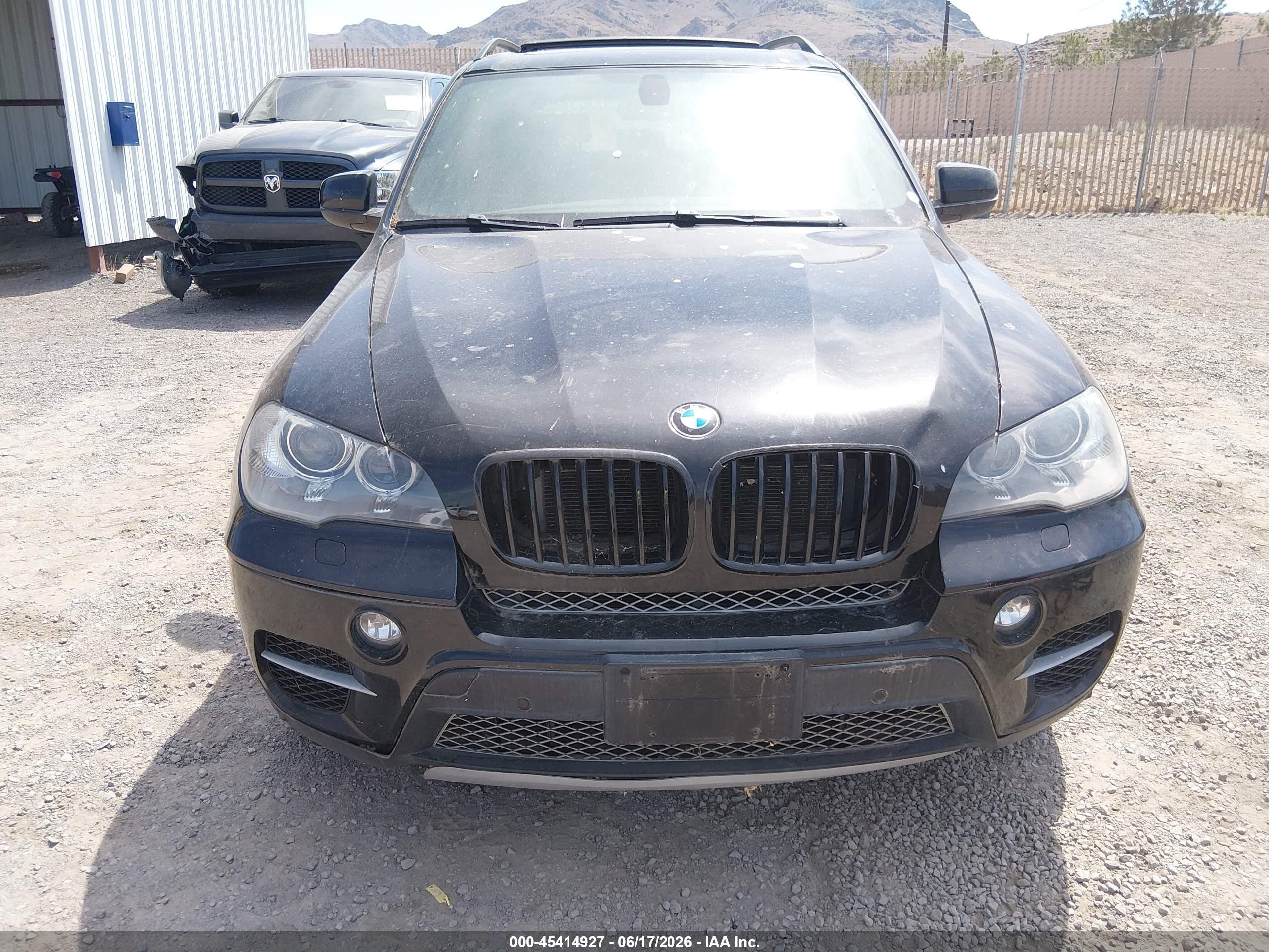 2013 Bmw X5 Xdrive50i Black vin: 5UXZV8C57D0C16210