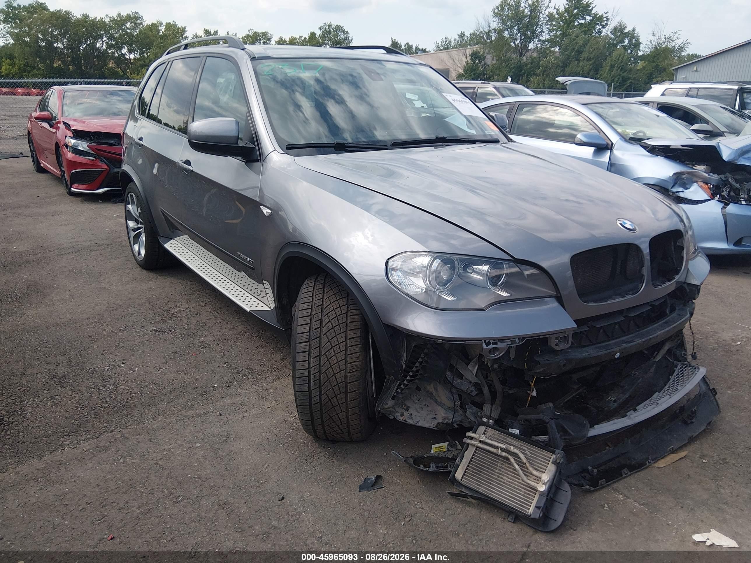 2012 Bmw X5 Xdrive50i Серый vin: 5UXZV8C58CL425420