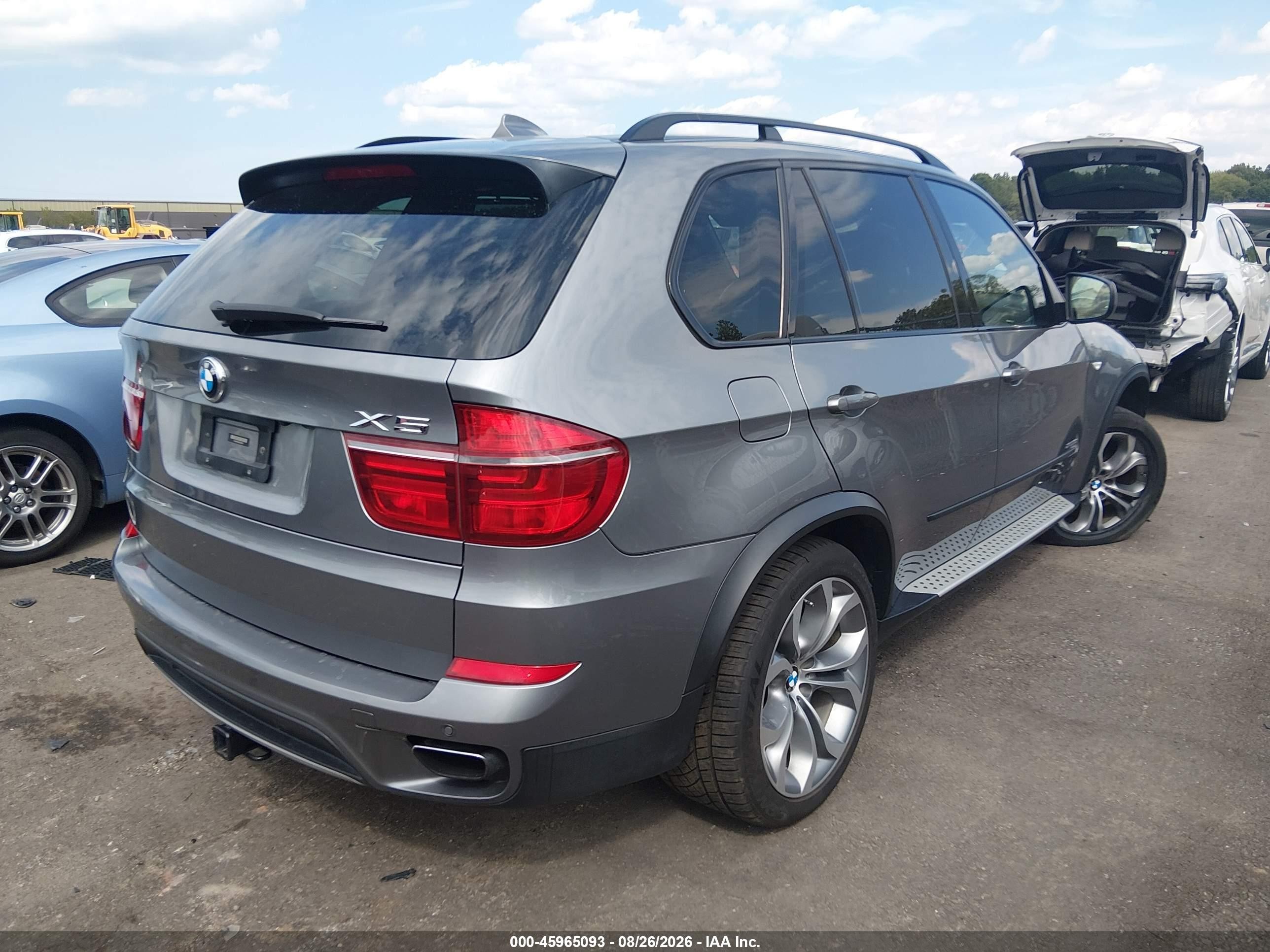 2012 Bmw X5 Xdrive50i Серый vin: 5UXZV8C58CL425420