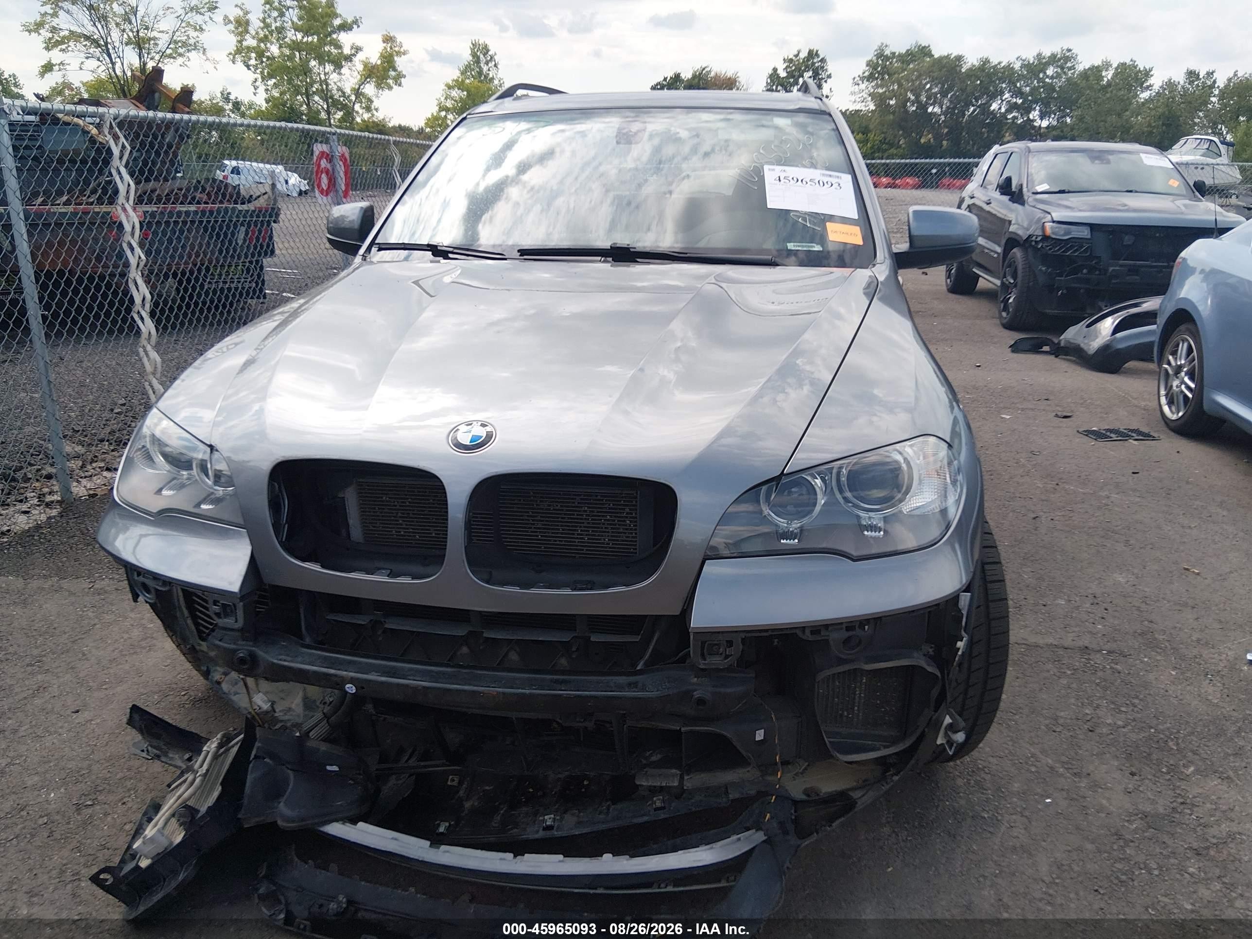 2012 Bmw X5 Xdrive50i Серый vin: 5UXZV8C58CL425420