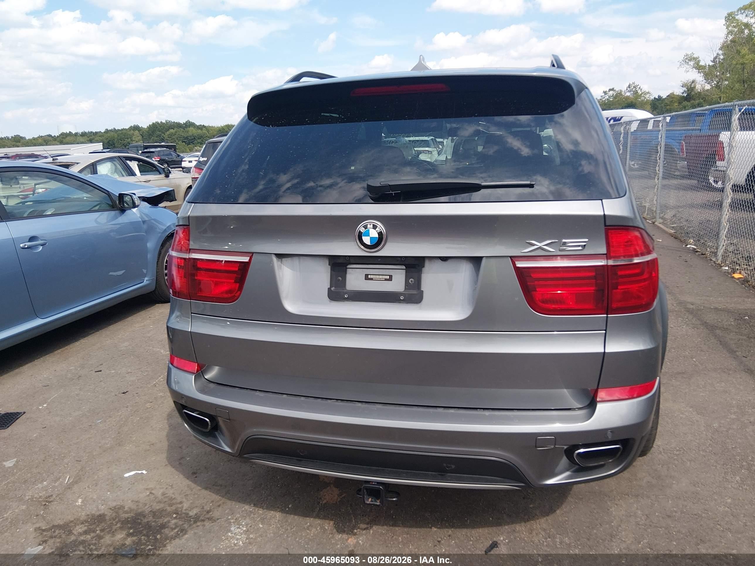 2012 Bmw X5 Xdrive50i Серый vin: 5UXZV8C58CL425420
