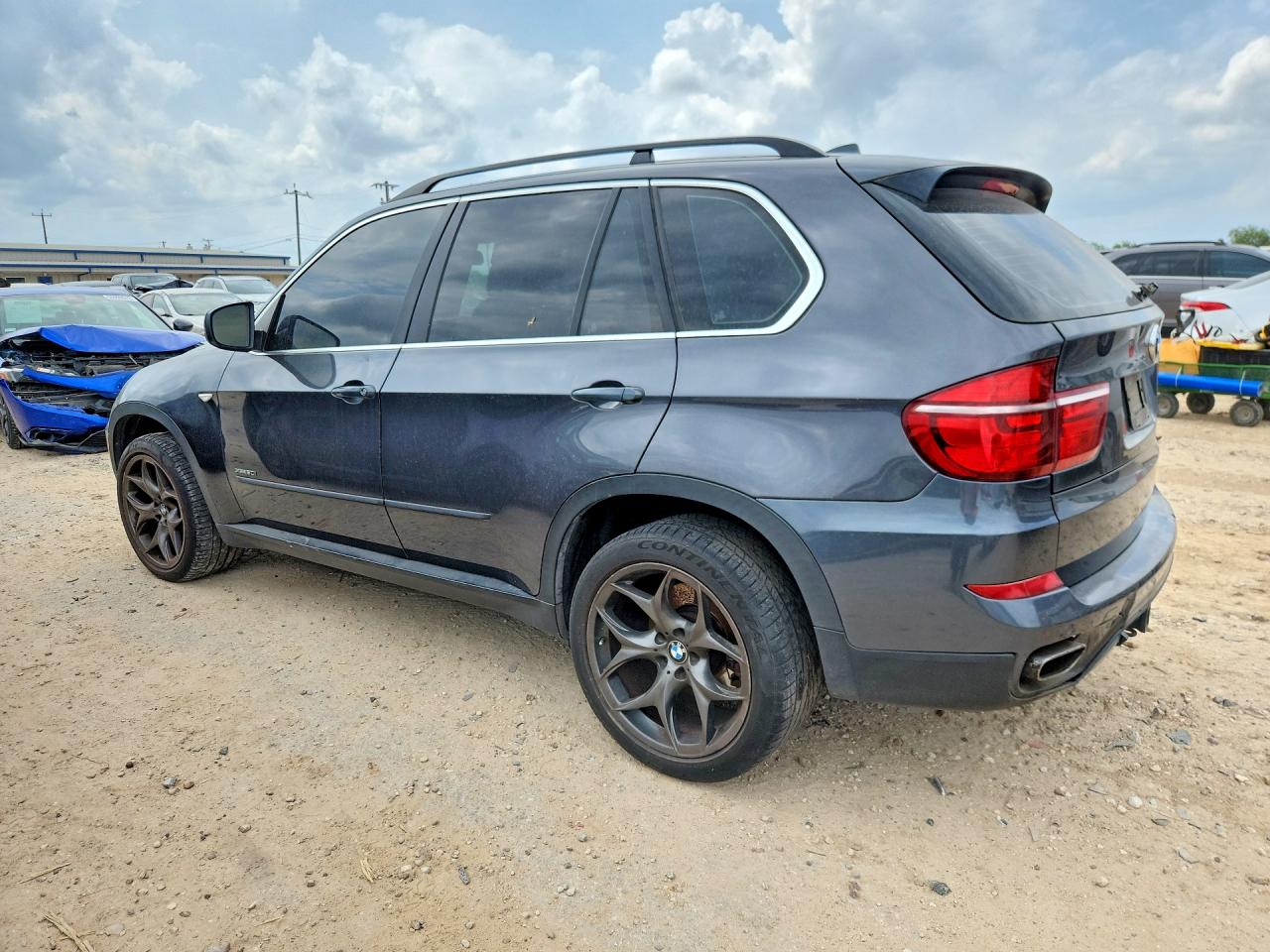 2011 Bmw X5 Xdrive50i Blue vin: 5UXZV8C59BL420872