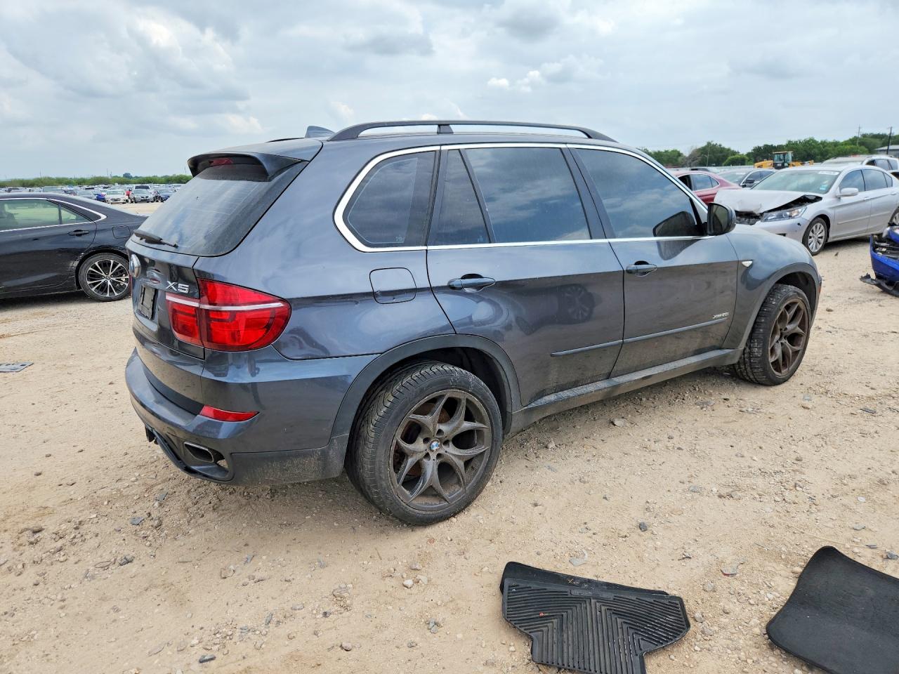 2011 Bmw X5 Xdrive50i Blue vin: 5UXZV8C59BL420872