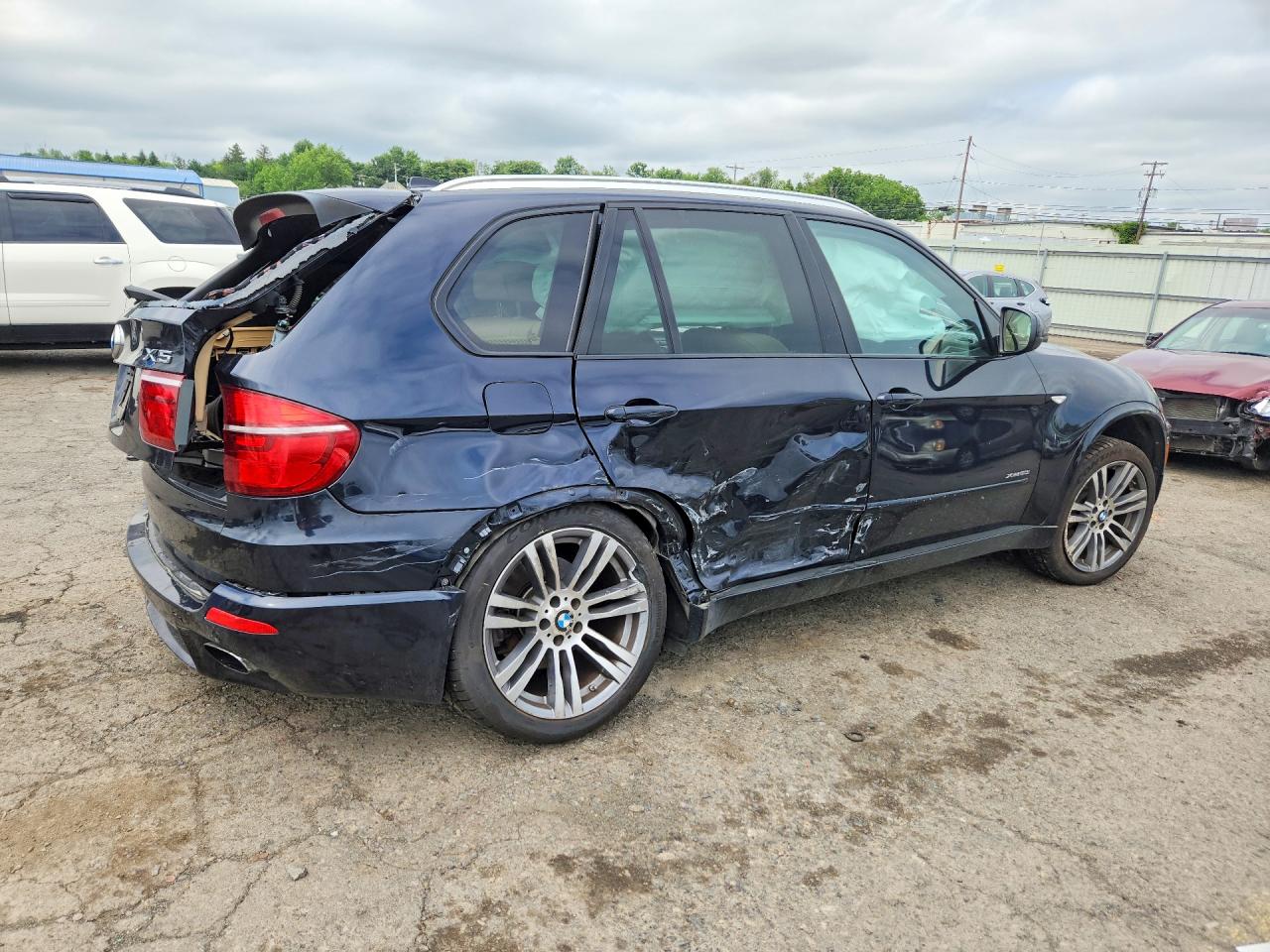 2012 Bmw X5 Xdrive50i Черный vin: 5UXZV8C59CL423191