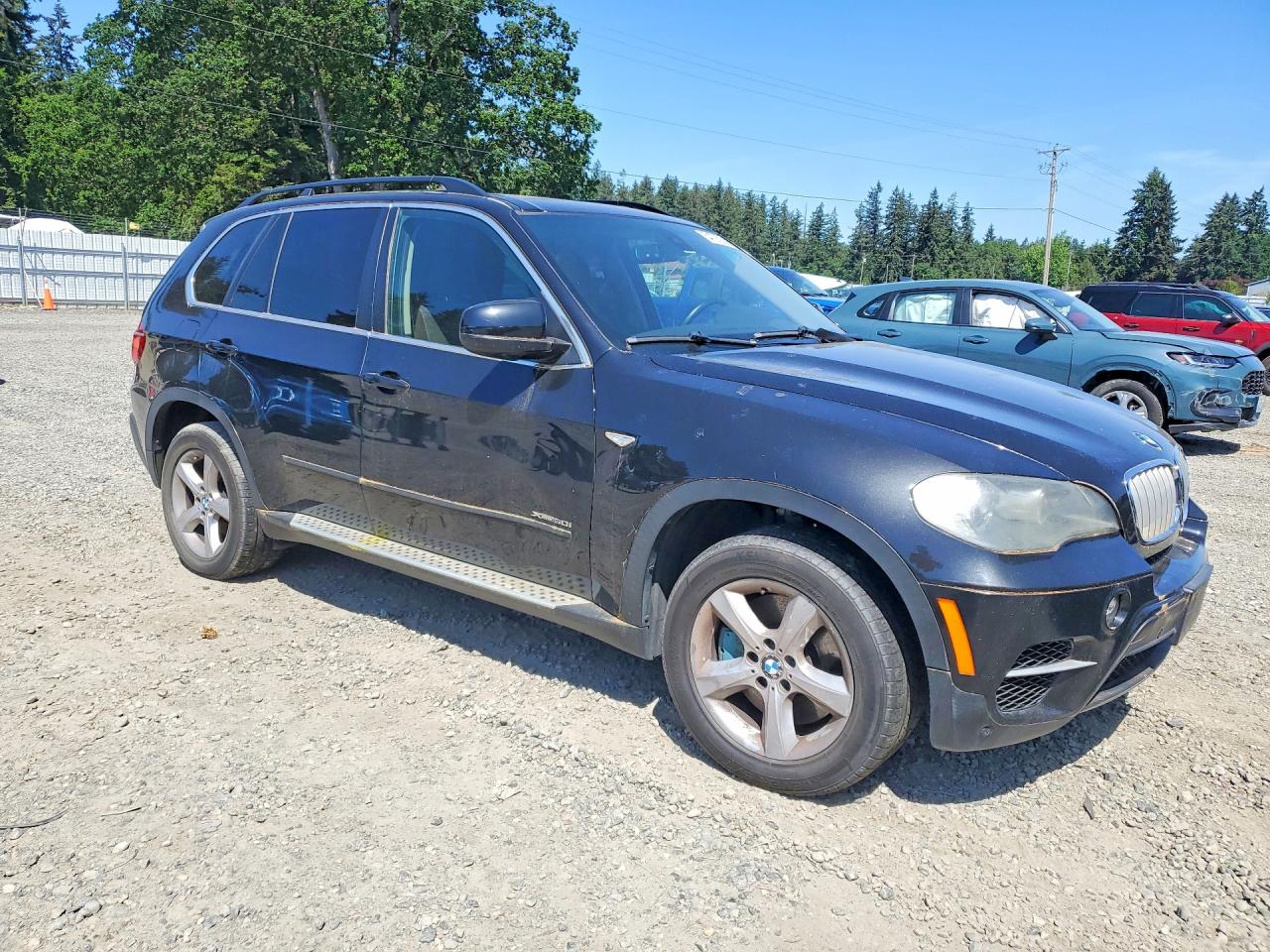 2011 Bmw X5 Xdrive50i Black vin: 5UXZV8C5XBL421027