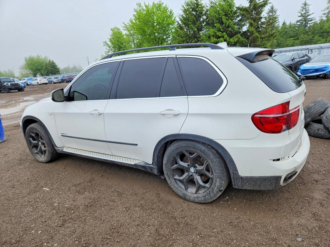 2011 Bmw X5 Xdrive50i White vin: 5UXZV8C5XBLL67809