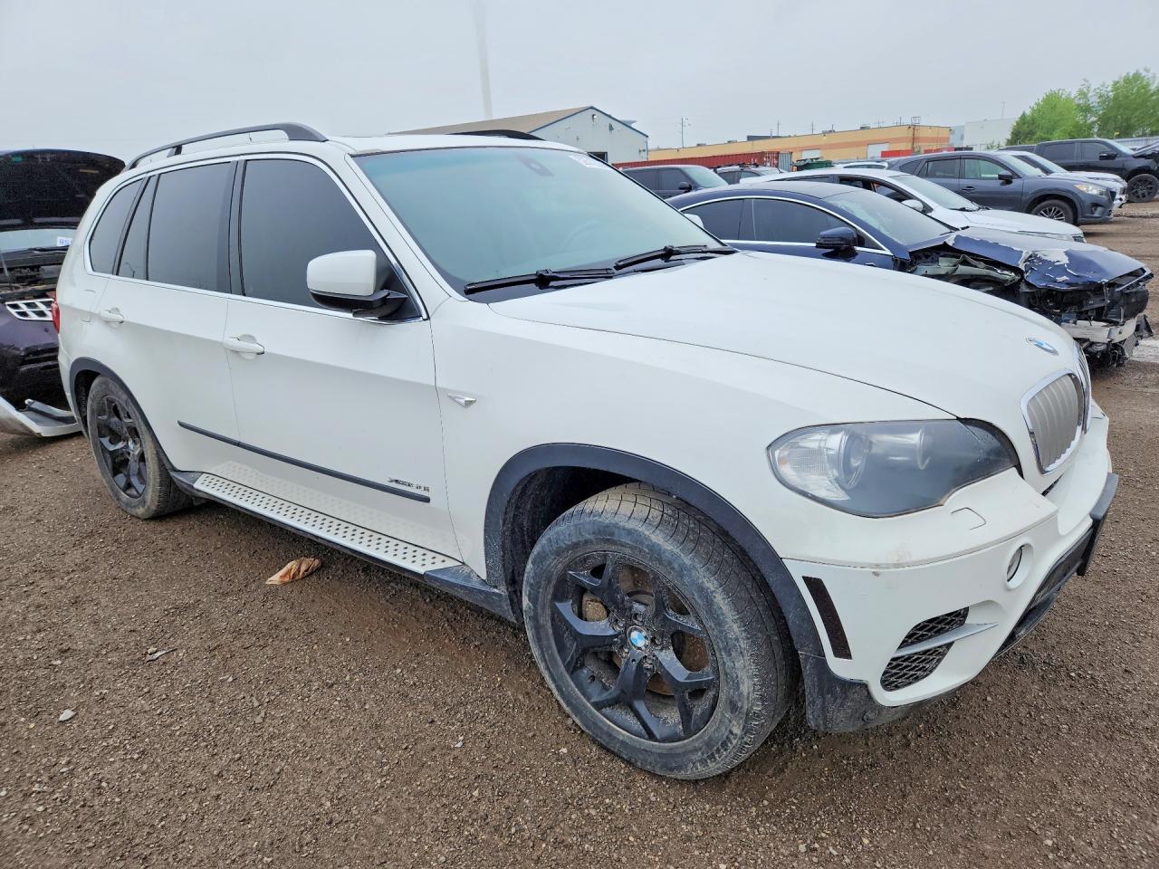 2011 Bmw X5 Xdrive50i White vin: 5UXZV8C5XBLL67809