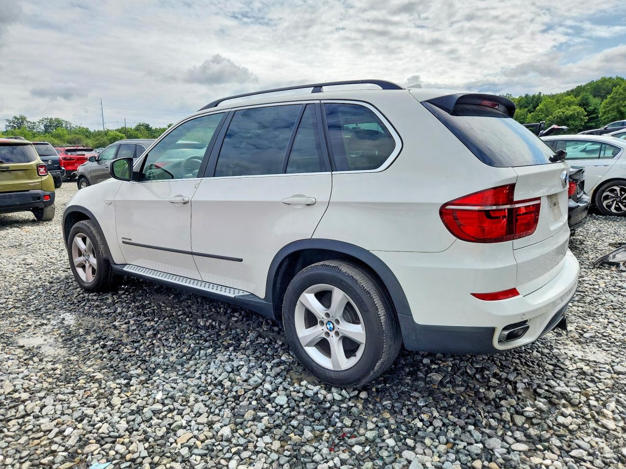 2012 Bmw X5 Xdrive50i White vin: 5UXZV8C5XCL422566