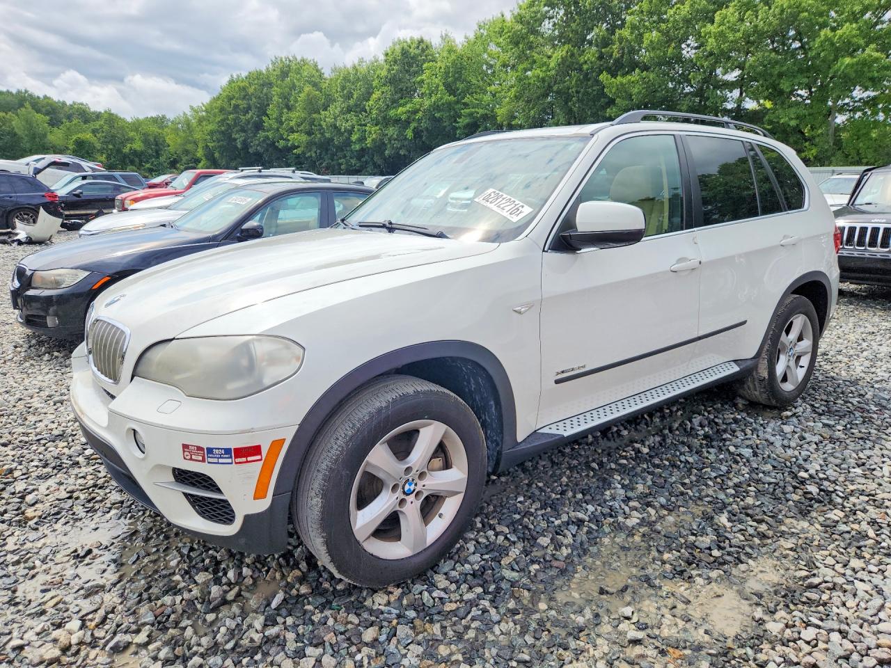 2012 Bmw X5 Xdrive50i White vin: 5UXZV8C5XCL422566
