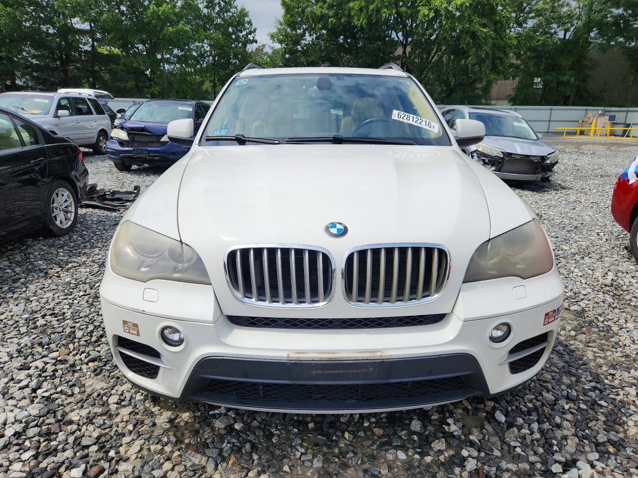 2012 Bmw X5 Xdrive50i White vin: 5UXZV8C5XCL422566