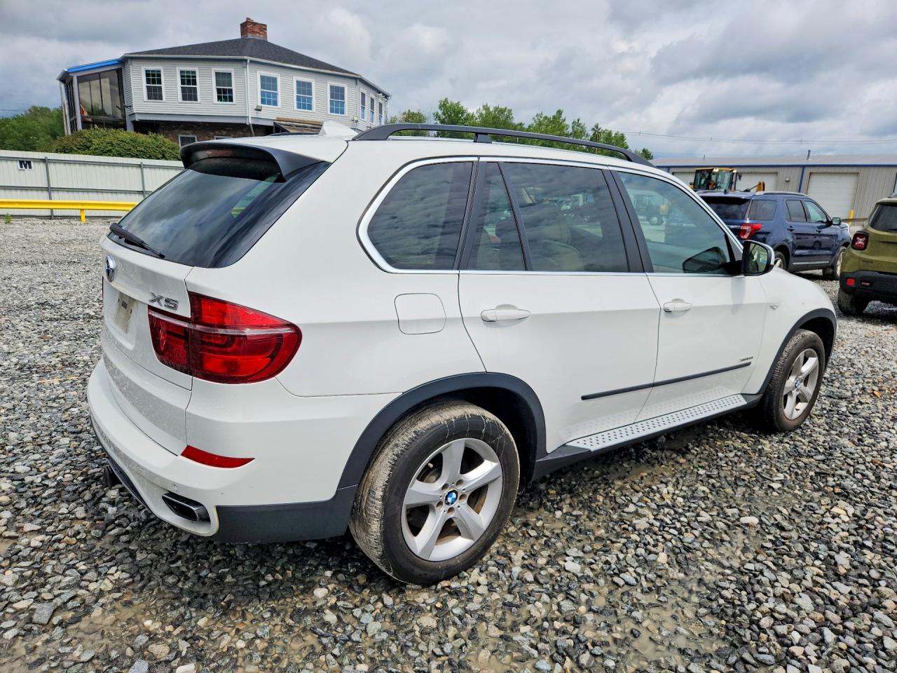 2012 Bmw X5 Xdrive50i White vin: 5UXZV8C5XCL422566