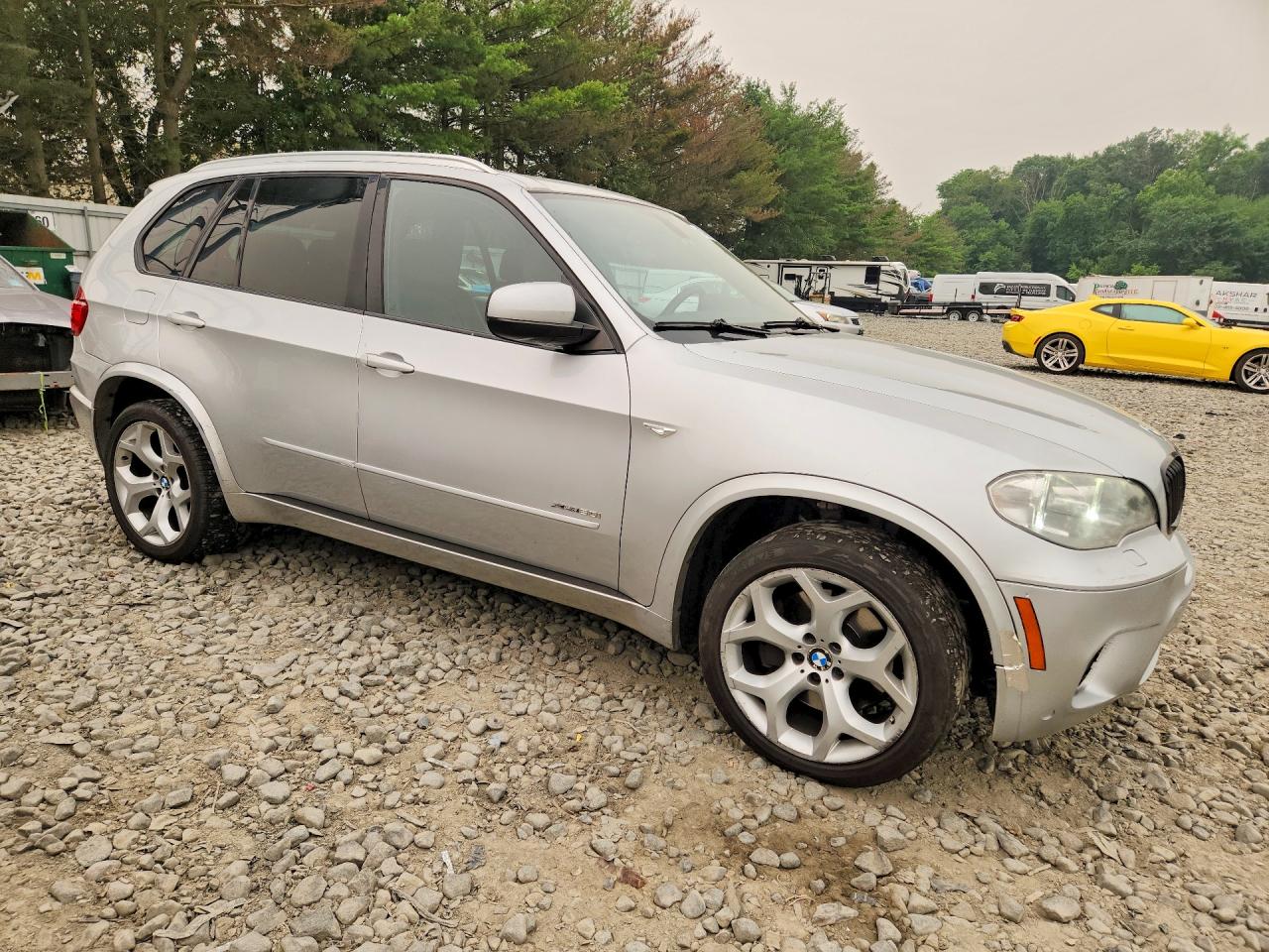 2012 Bmw X5 Xdrive50i Серебряный vin: 5UXZV8C5XCL422986