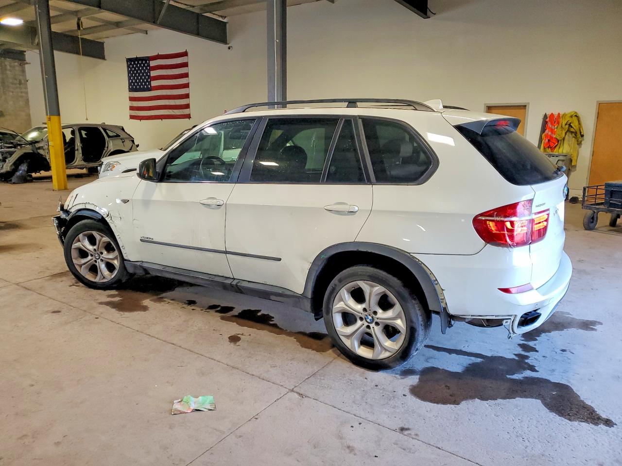 2013 Bmw X5 Xdrive50i White vin: 5UXZV8C5XD0C17383