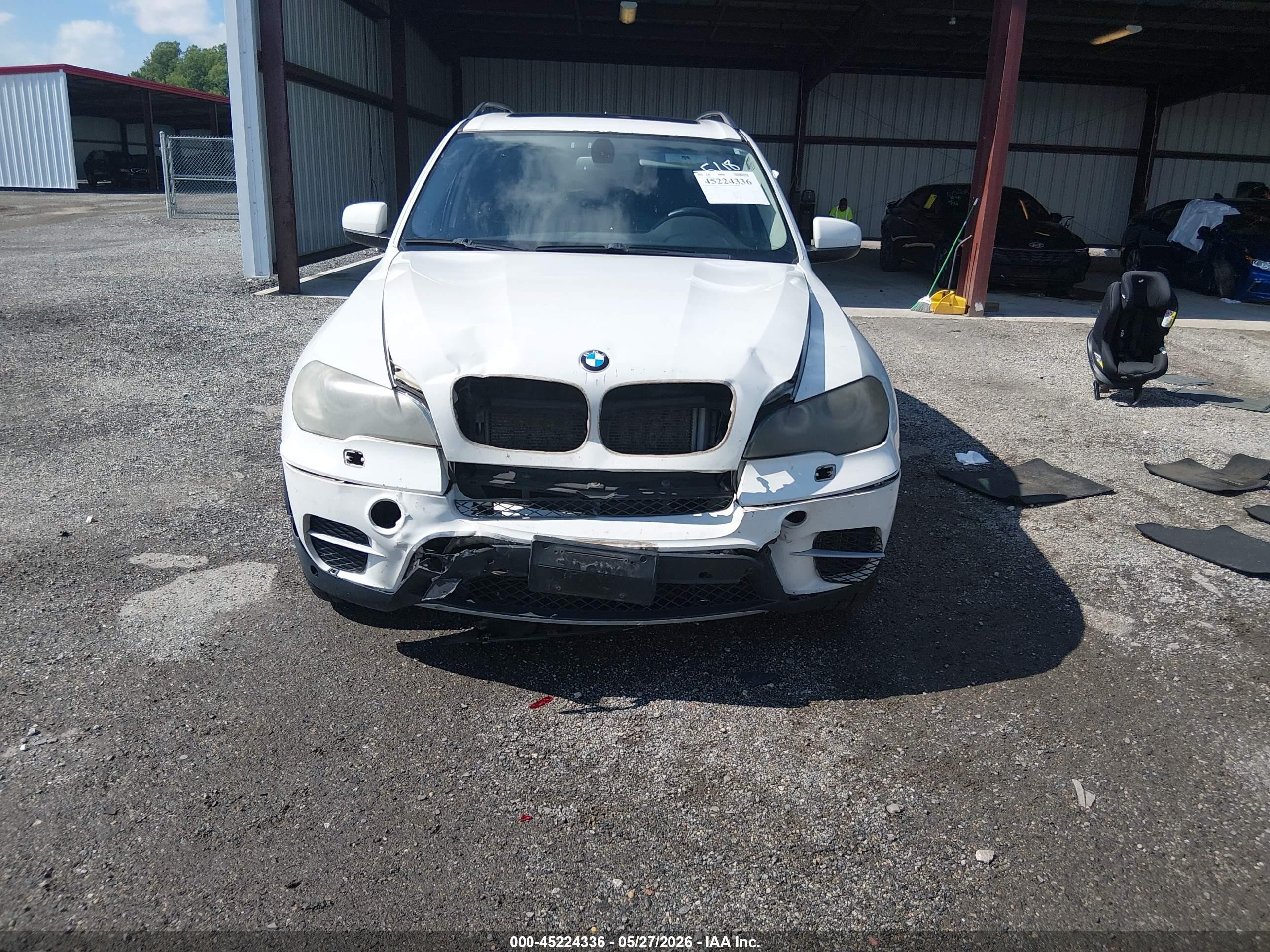 2011 Bmw X5 Xdrive35d White vin: 5UXZW0C50BL658382