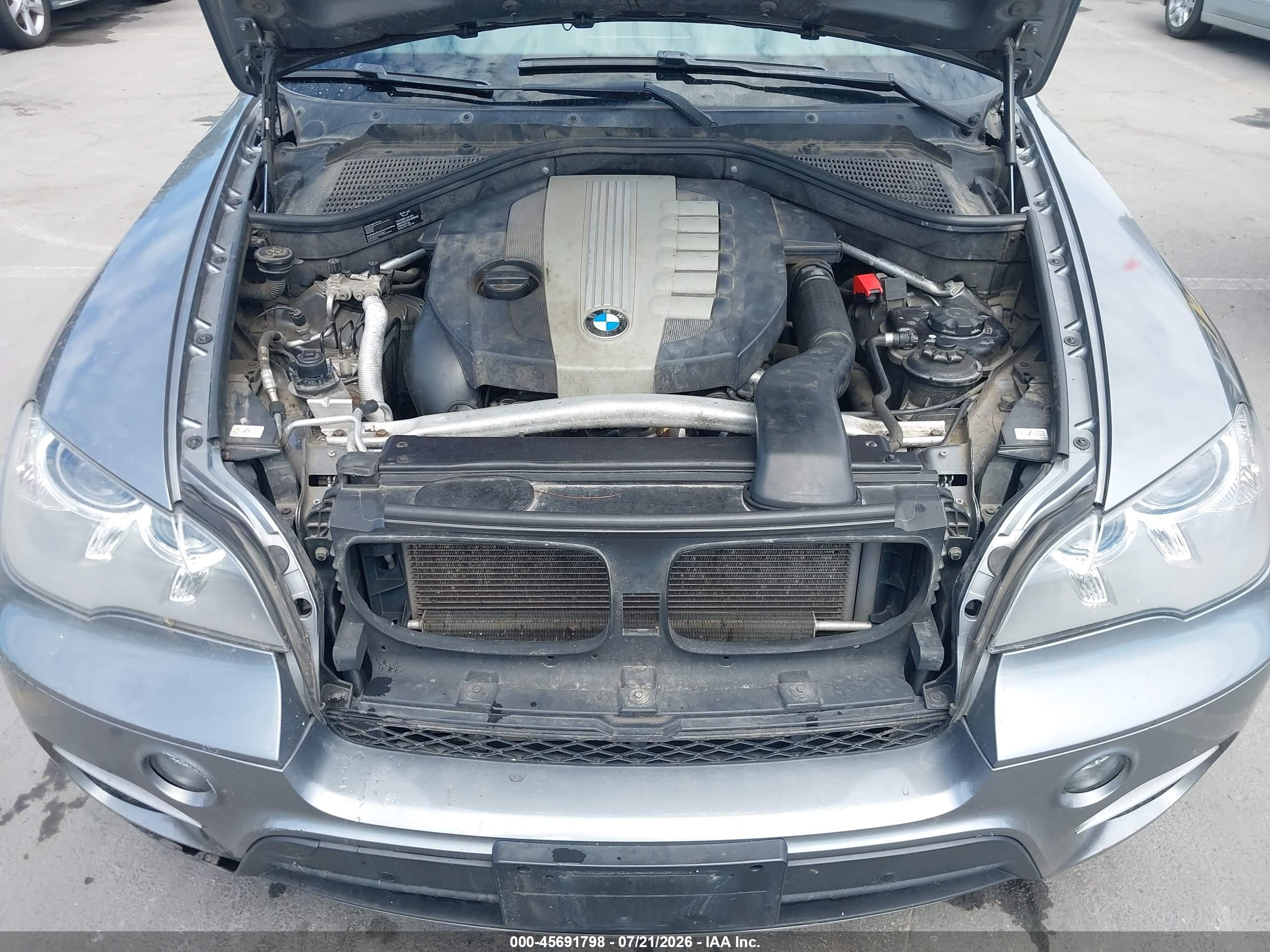 2012 Bmw X5 Xdrive35d Gray vin: 5UXZW0C50C0B88389