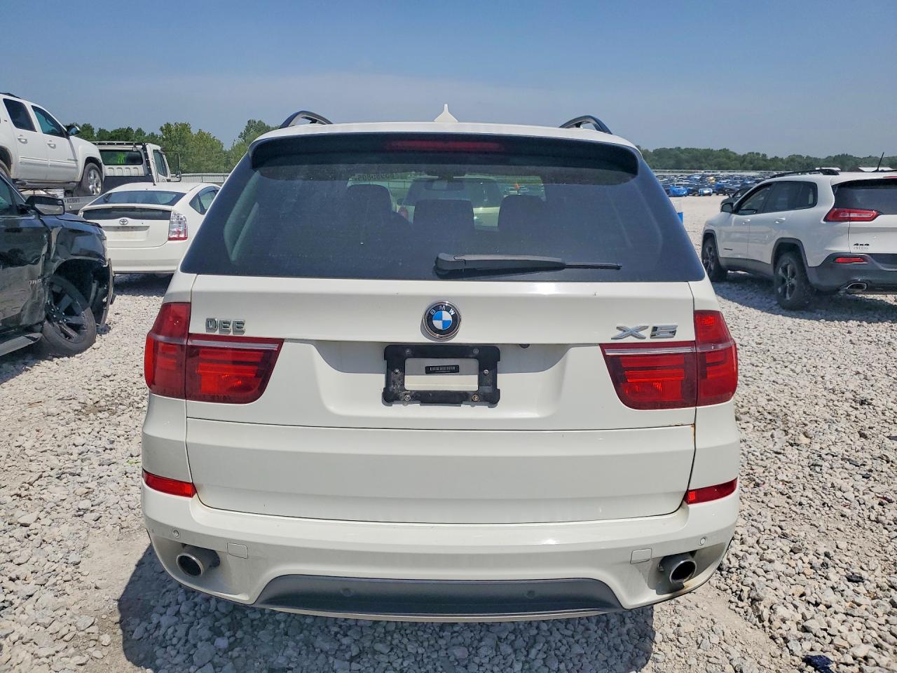 2012 Bmw X5 Xdrive35d White vin: 5UXZW0C50C0B89820