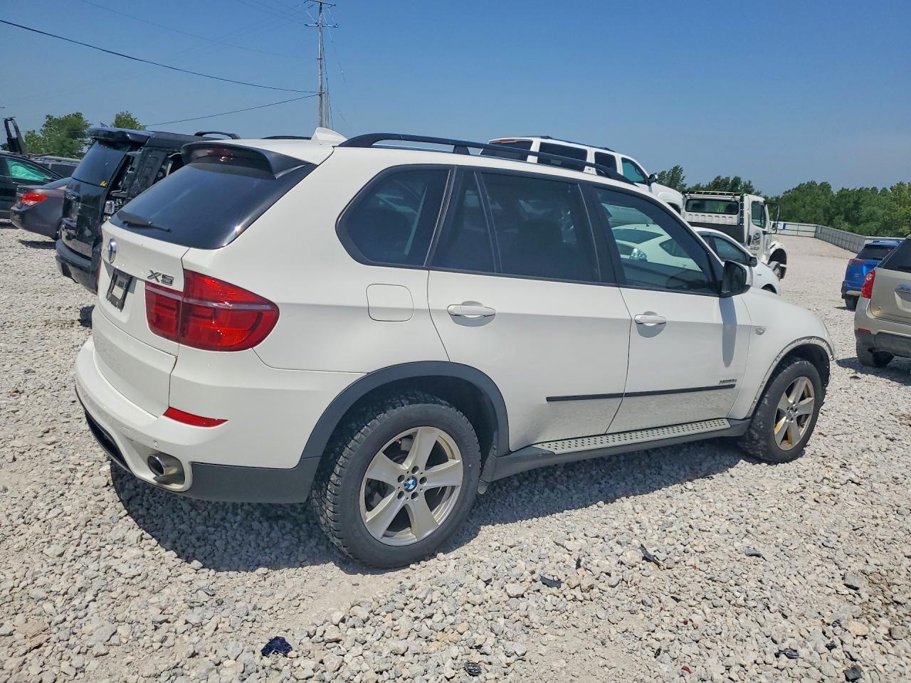 2012 Bmw X5 Xdrive35d White vin: 5UXZW0C50C0B89820