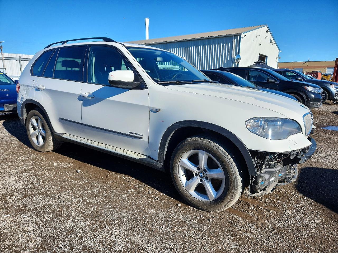 2012 Bmw X5 Xdrive35d White vin: 5UXZW0C50CL667830