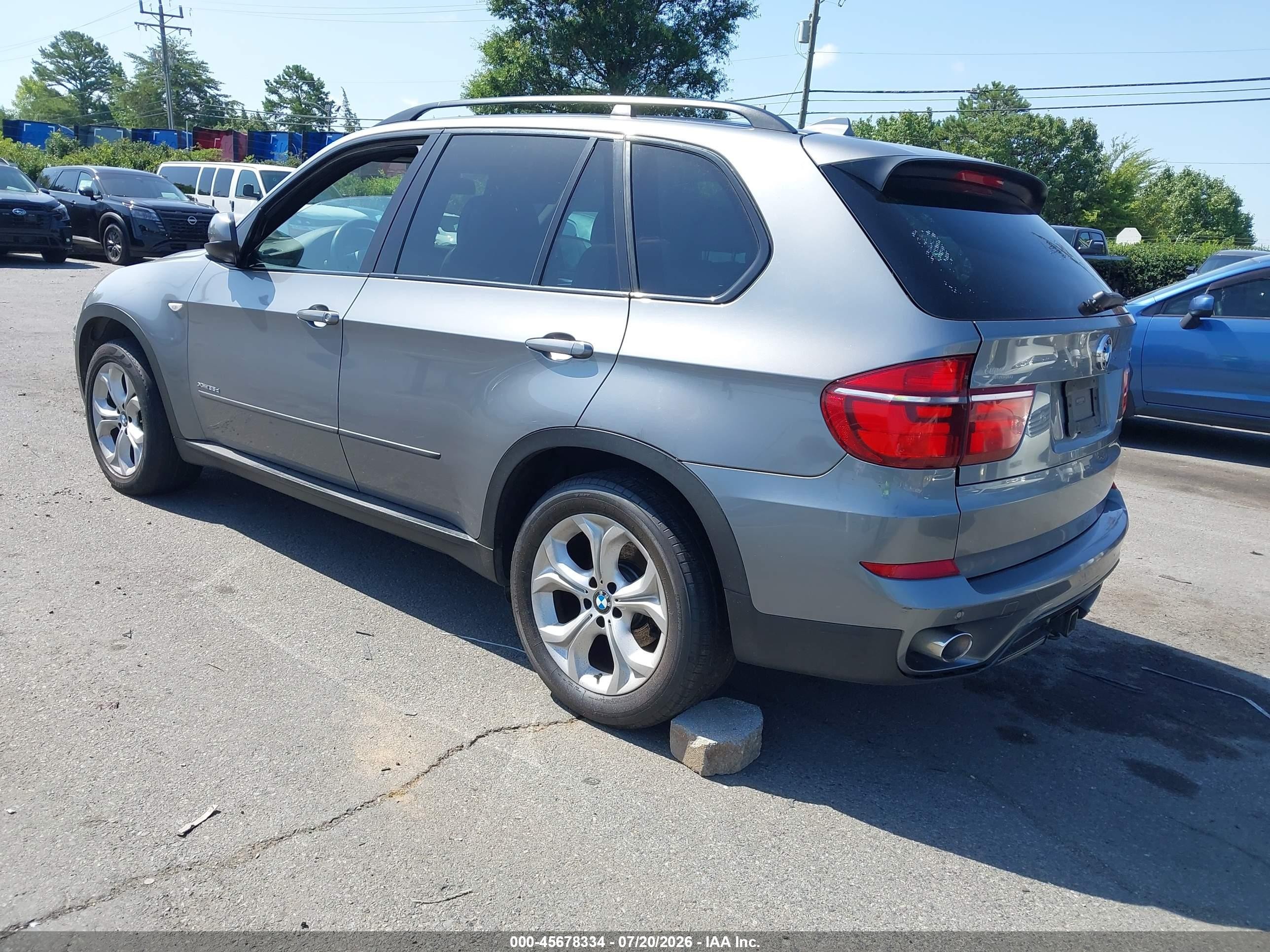 2013 Bmw X5 Xdrive35d Gray vin: 5UXZW0C50D0B93173