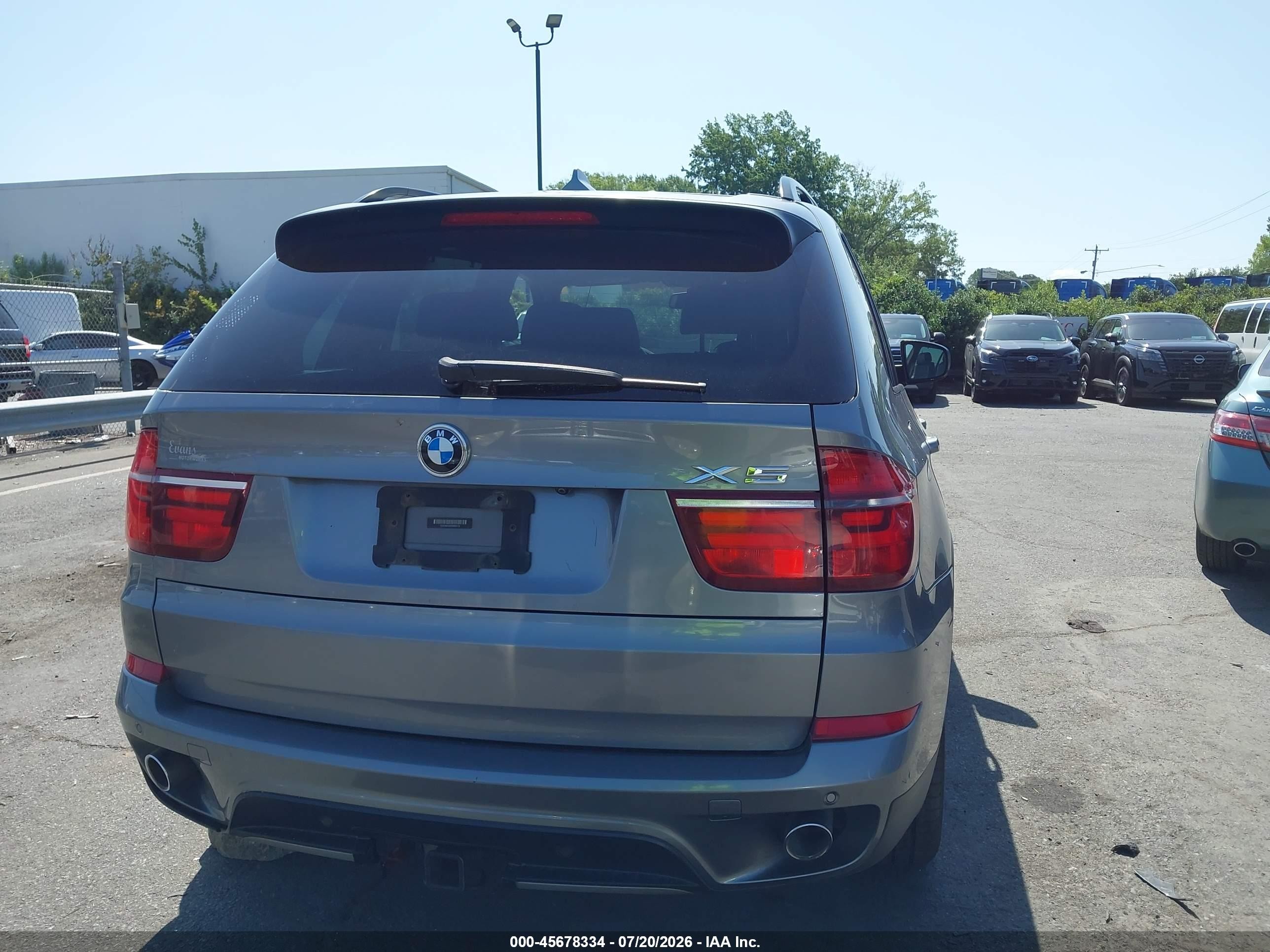 2013 Bmw X5 Xdrive35d Gray vin: 5UXZW0C50D0B93173