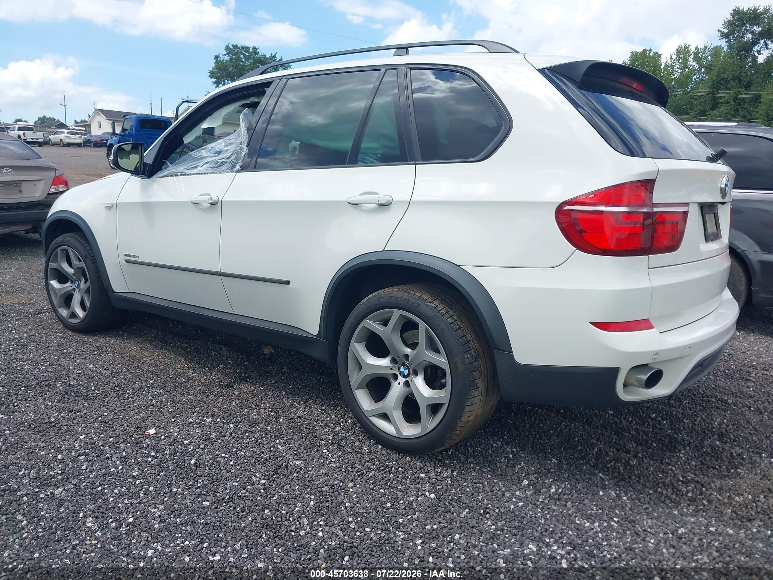 2012 Bmw X5 Xdrive35d White vin: 5UXZW0C51C0B88899