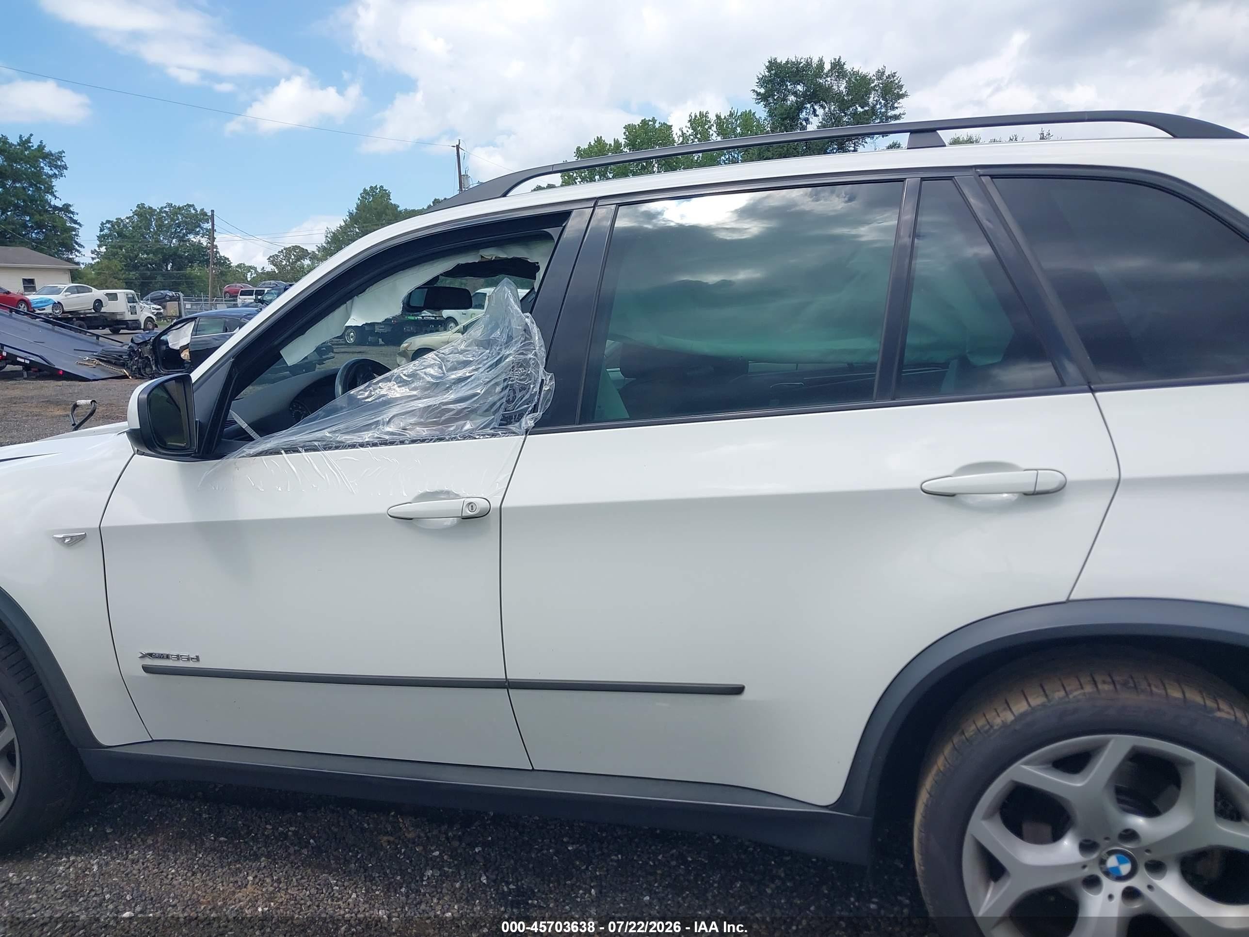 2012 Bmw X5 Xdrive35d White vin: 5UXZW0C51C0B88899