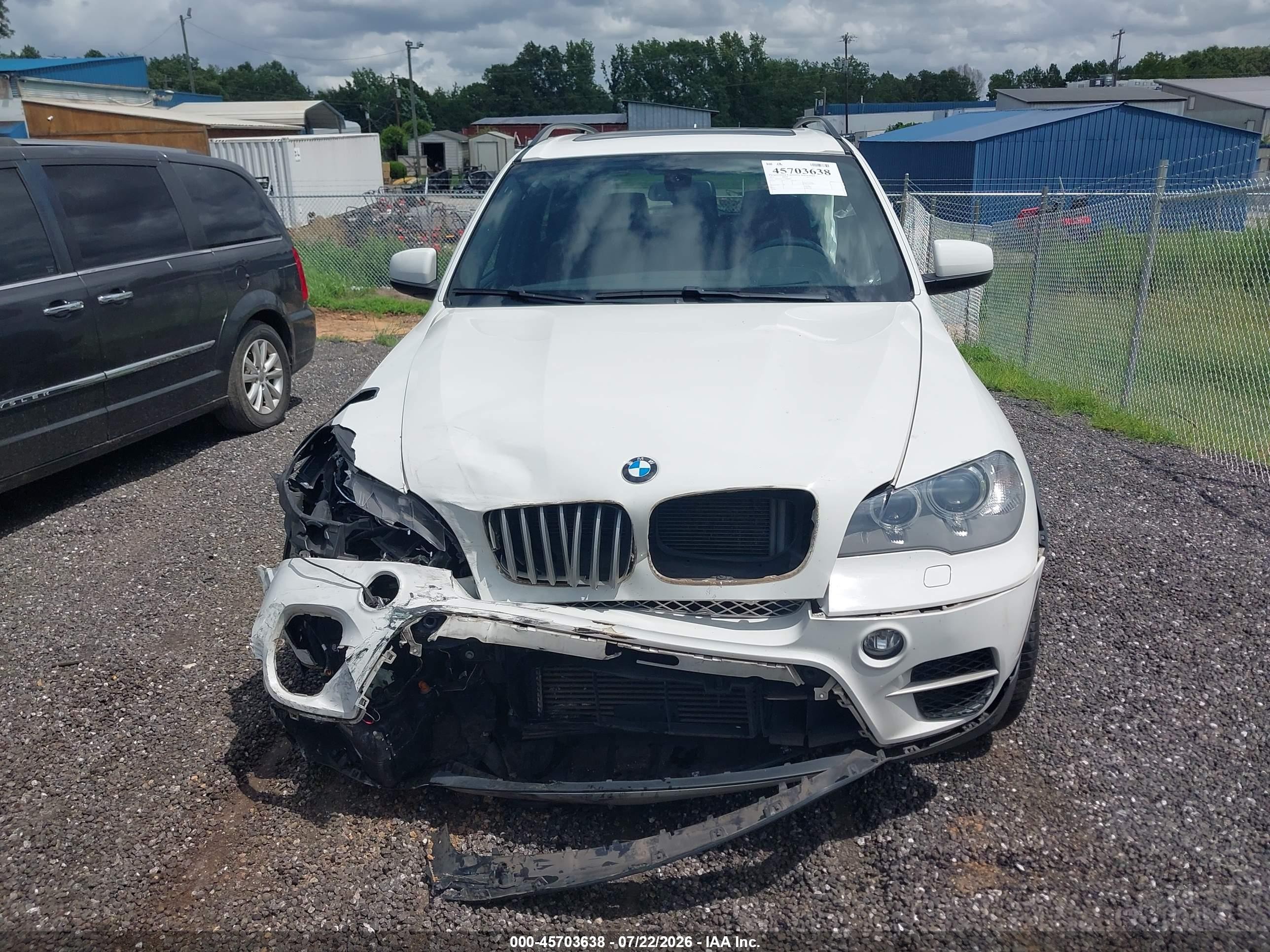 2012 Bmw X5 Xdrive35d White vin: 5UXZW0C51C0B88899