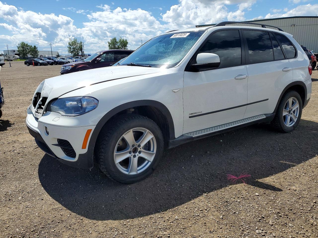 2012 Bmw X5 Xdrive35d White vin: 5UXZW0C51CL667917