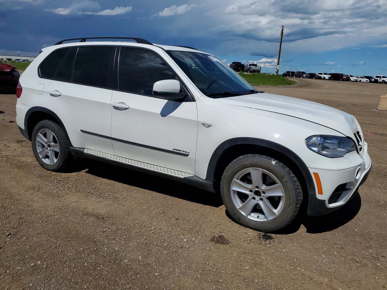 2012 Bmw X5 Xdrive35d White vin: 5UXZW0C51CL667917