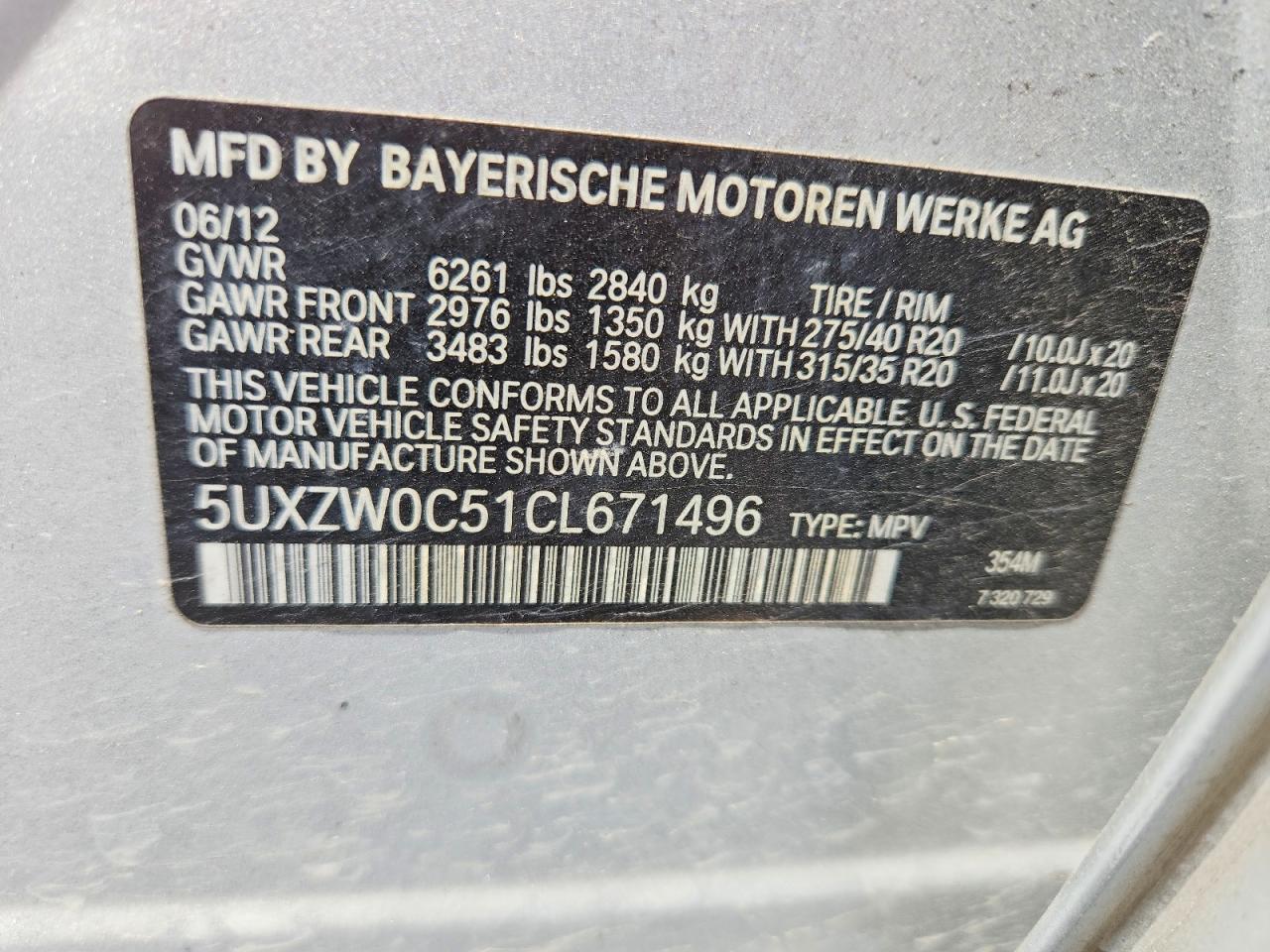 2012 Bmw X5 Xdrive35d Silver vin: 5UXZW0C51CL671496