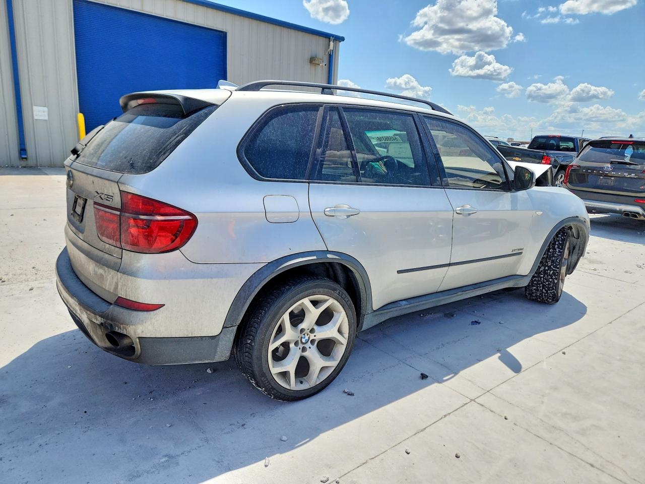 2012 Bmw X5 Xdrive35d Silver vin: 5UXZW0C51CL671496