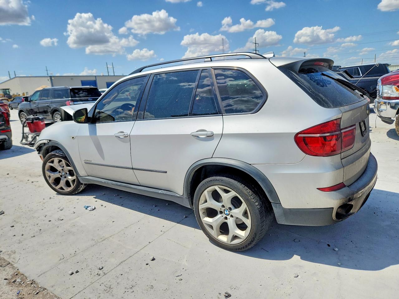 2012 Bmw X5 Xdrive35d Silver vin: 5UXZW0C51CL671496