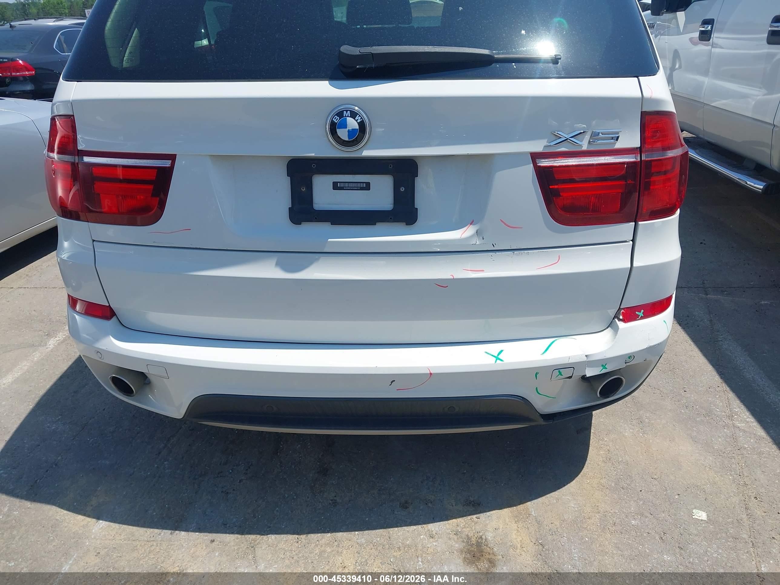 2013 Bmw X5 Xdrive35d White vin: 5UXZW0C52D0B93157