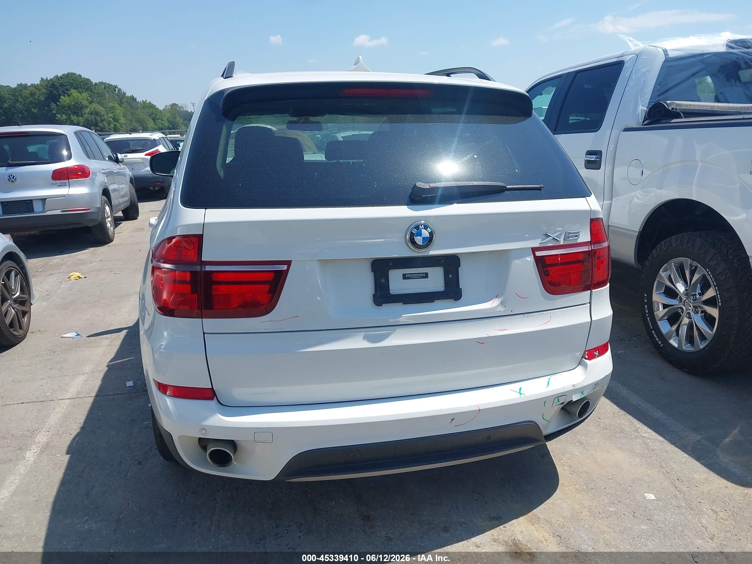 2013 Bmw X5 Xdrive35d White vin: 5UXZW0C52D0B93157