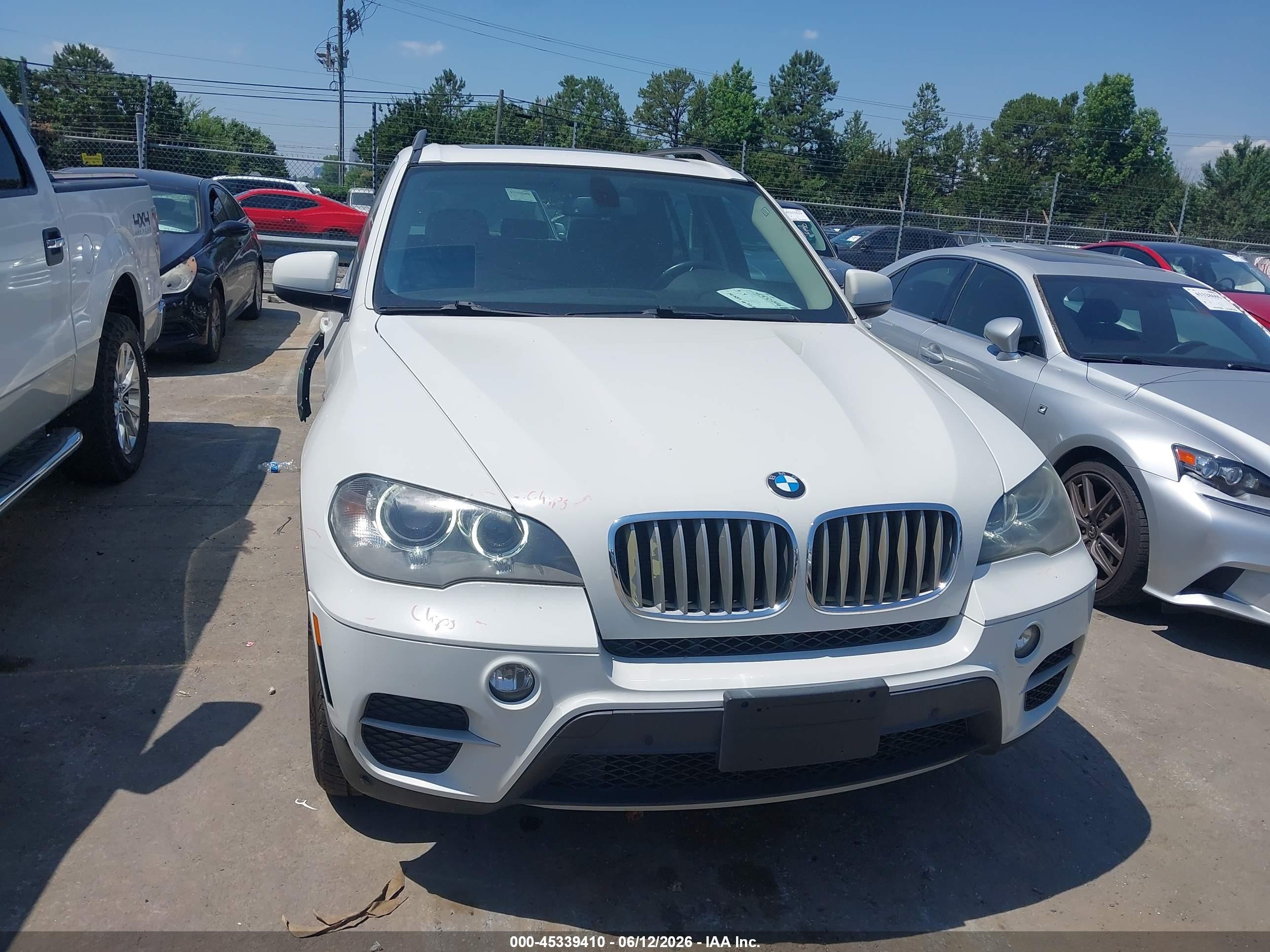 2013 Bmw X5 Xdrive35d White vin: 5UXZW0C52D0B93157