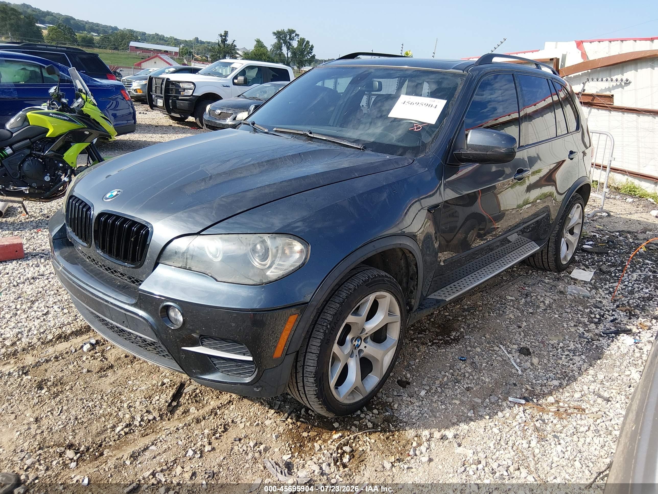 2011 Bmw X5 Xdrive35d Gray vin: 5UXZW0C53BL659476