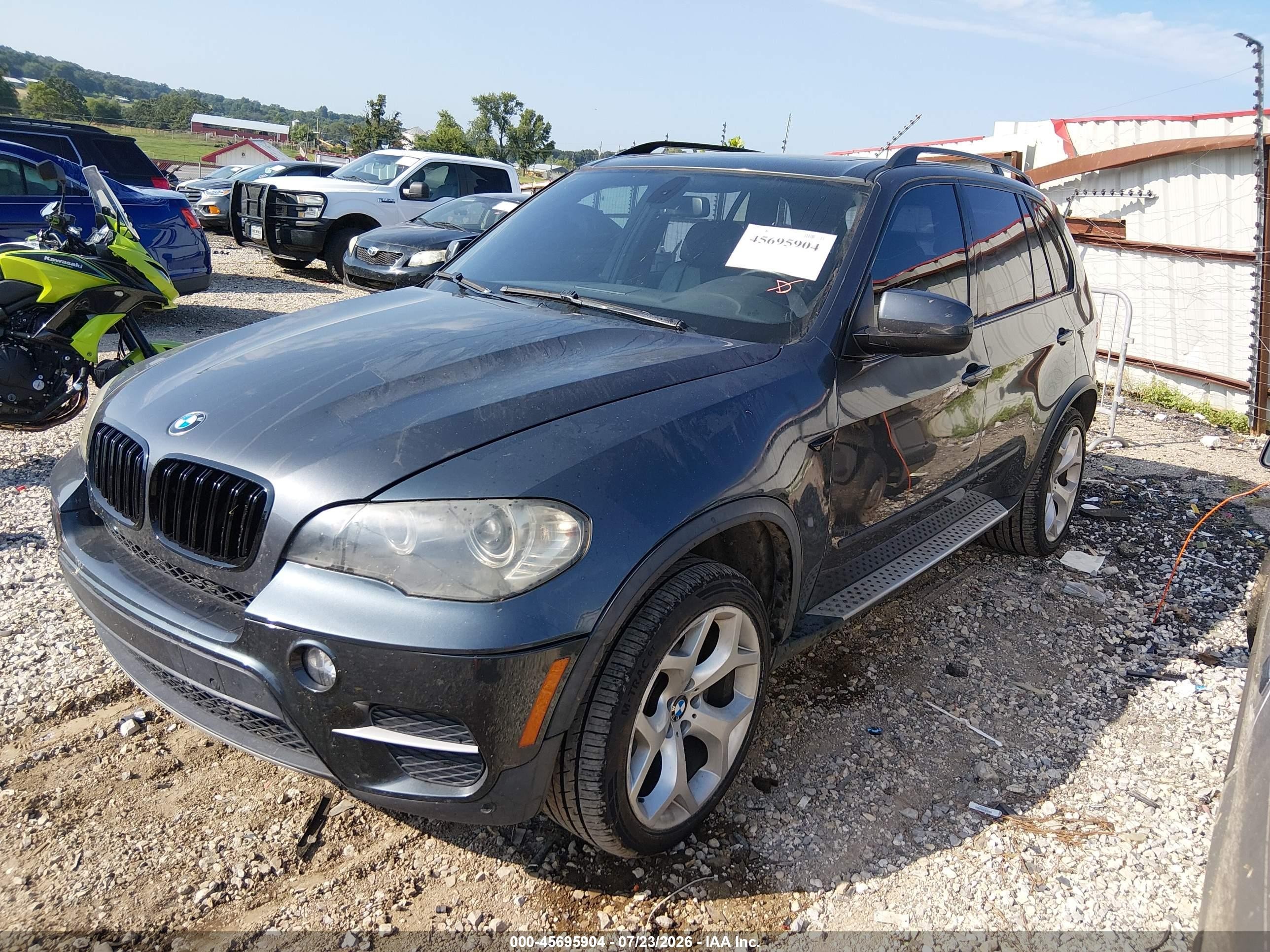 2011 Bmw X5 Xdrive35d Gray vin: 5UXZW0C53BL659476