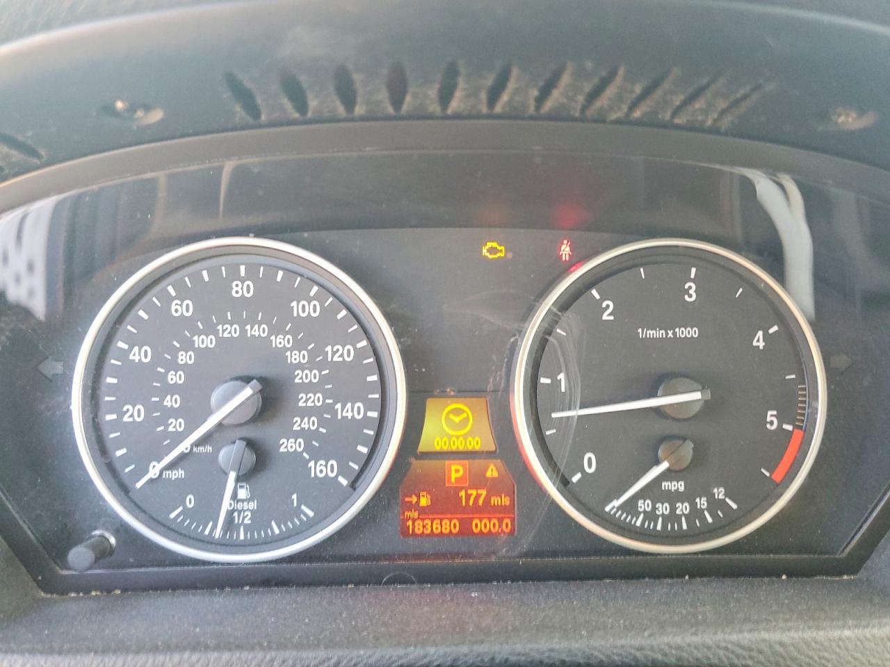 2012 Bmw X5 Xdrive35d Черный vin: 5UXZW0C53CL664159