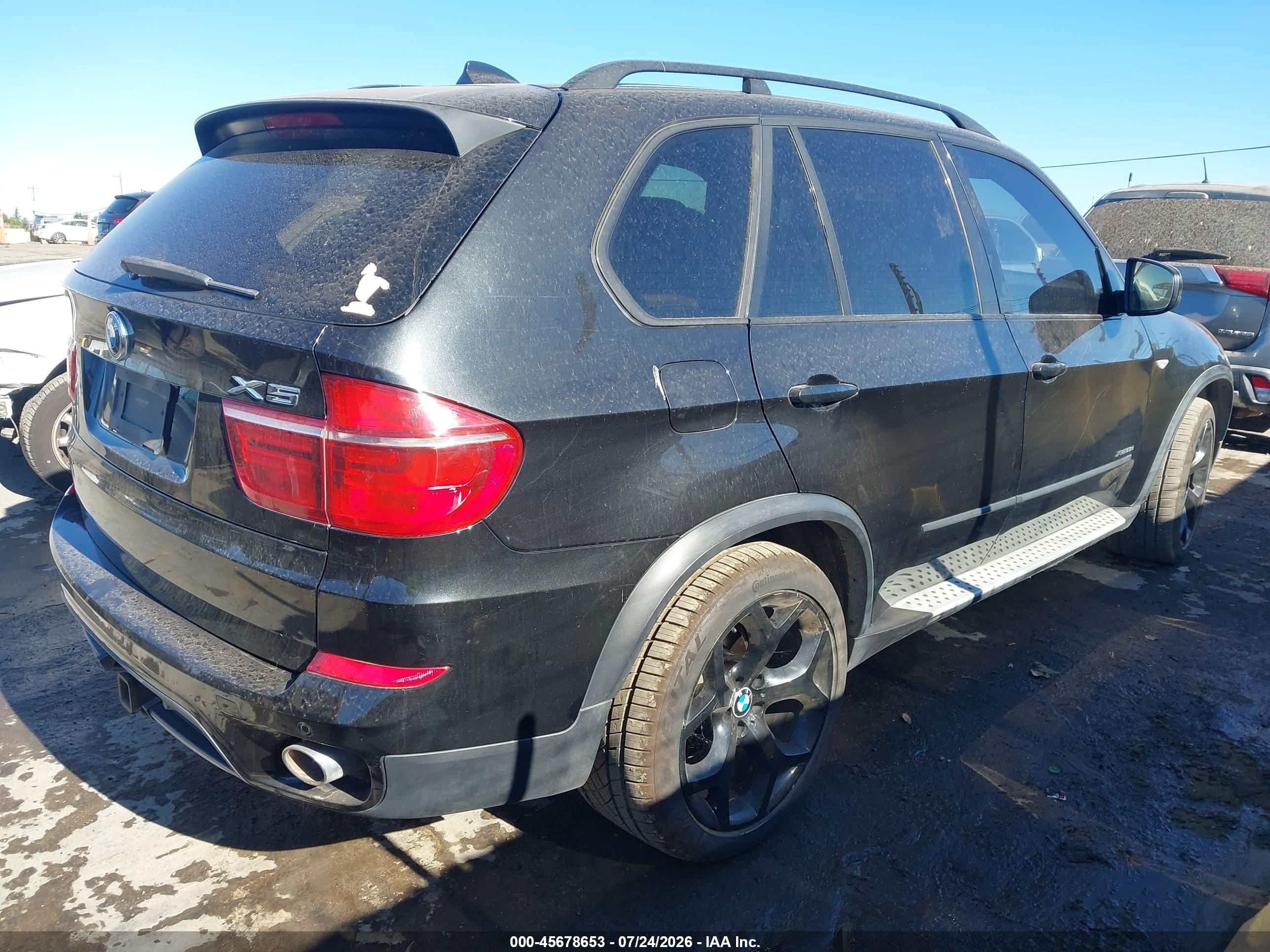2012 Bmw X5 Xdrive35d Black vin: 5UXZW0C53CL666459